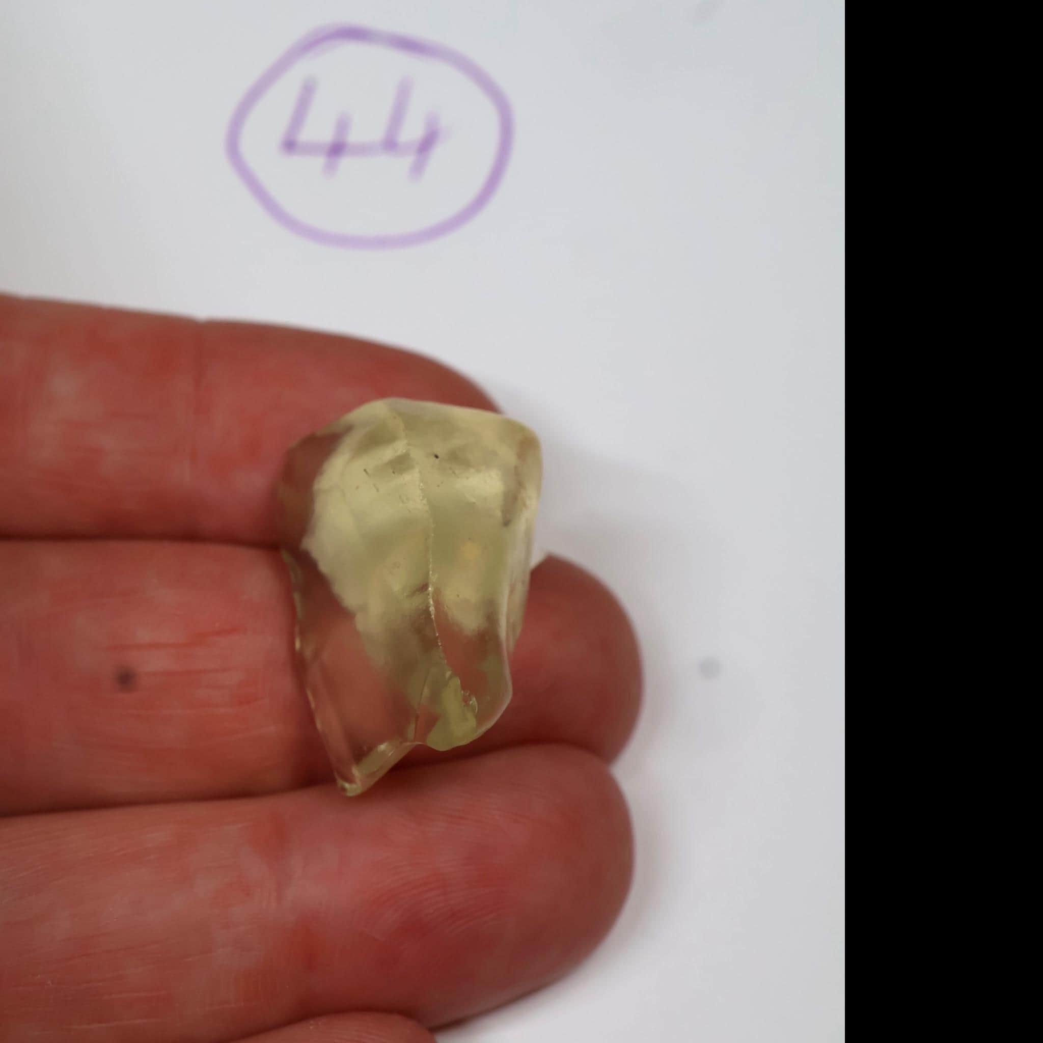 Libyan desert glass specimen for display natural impact glass collectible - Image 5