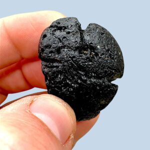 Rizalite tektite natural black tektite crystal raw meteorite specimen philippines tektite stone healing crystal
