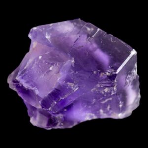 Purple fluorite crystal for collectors from berbes mine, spanish fluorite, raw fluorite specimen for display
