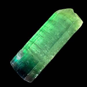 Green tourmaline crystal for collectors natural raw tourmaline for home décor meditation and spiritual display