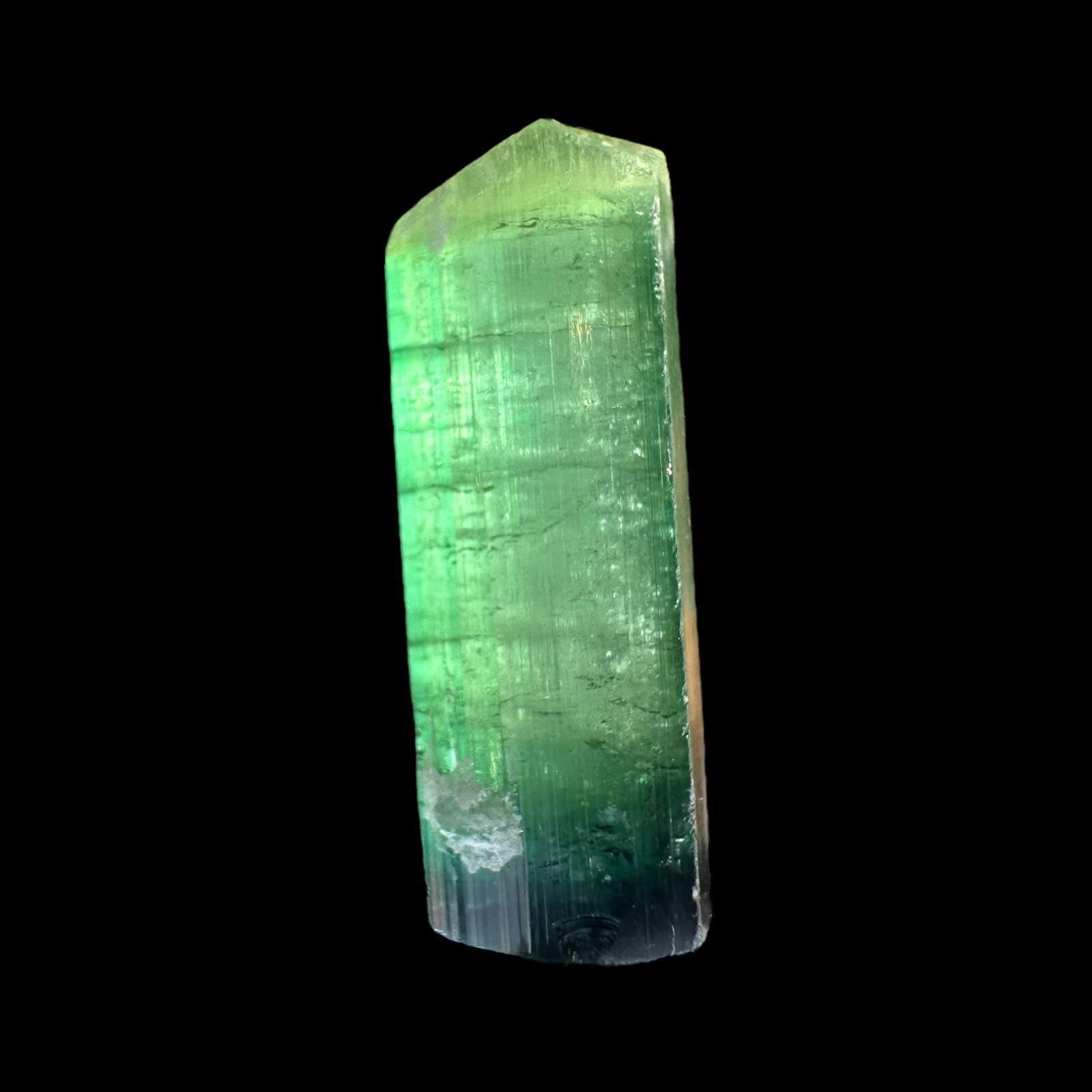 Green tourmaline crystal for collectors natural raw tourmaline for home décor meditation and spiritual display - Image 2