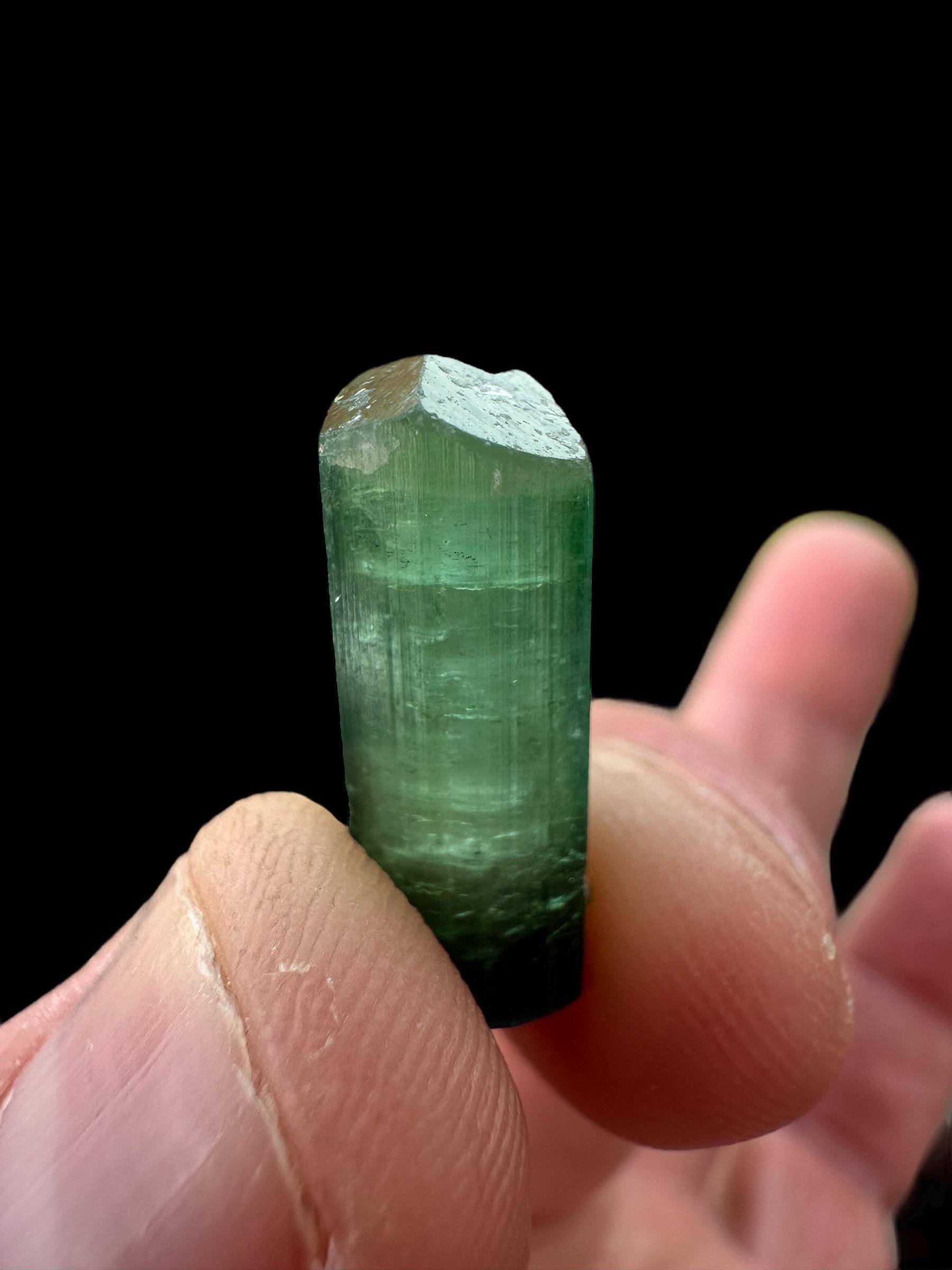Green tourmaline crystal for collectors natural raw tourmaline for home décor meditation and spiritual display - Image 5