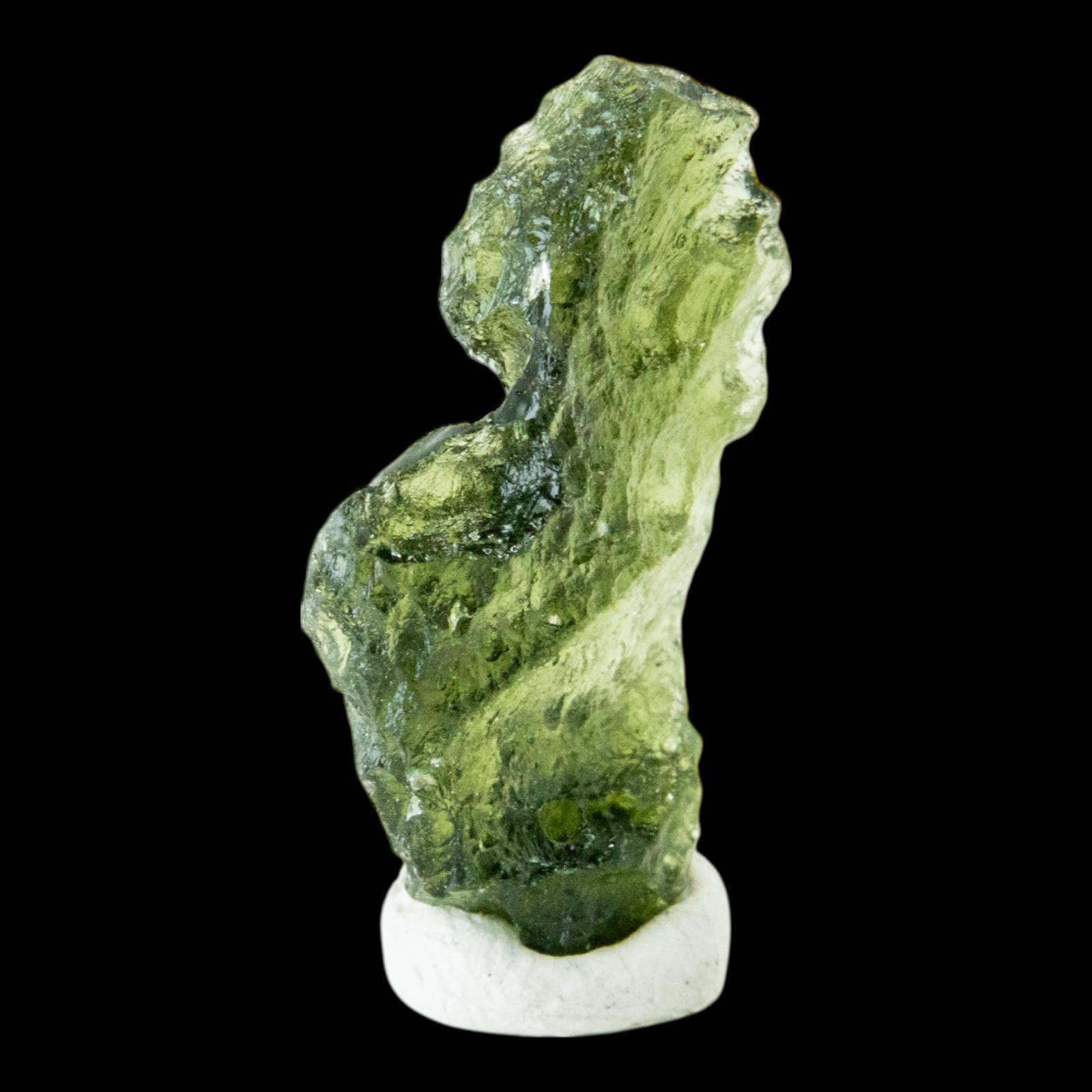 Moldavite tektite crystal - can be used for spiritual purposes personal transformation meditation or also ideal for collectors - Image 7