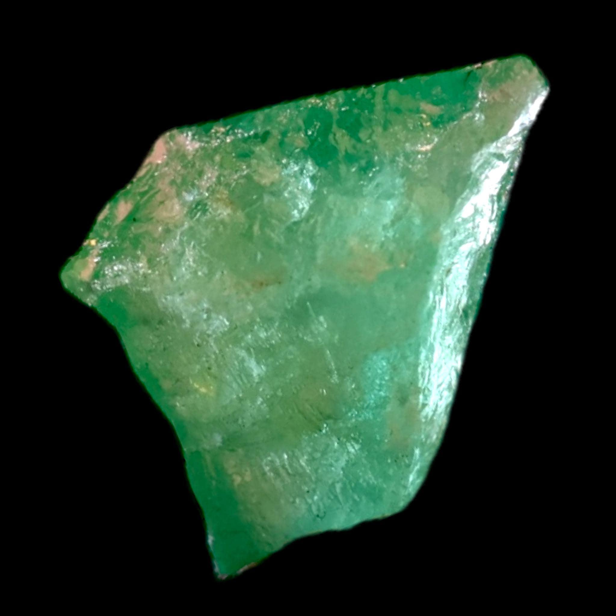 Natural emerald crystal from colombia, vivid green raw emerald for jewellery making or display, may birthstone collector specimen - Image 2