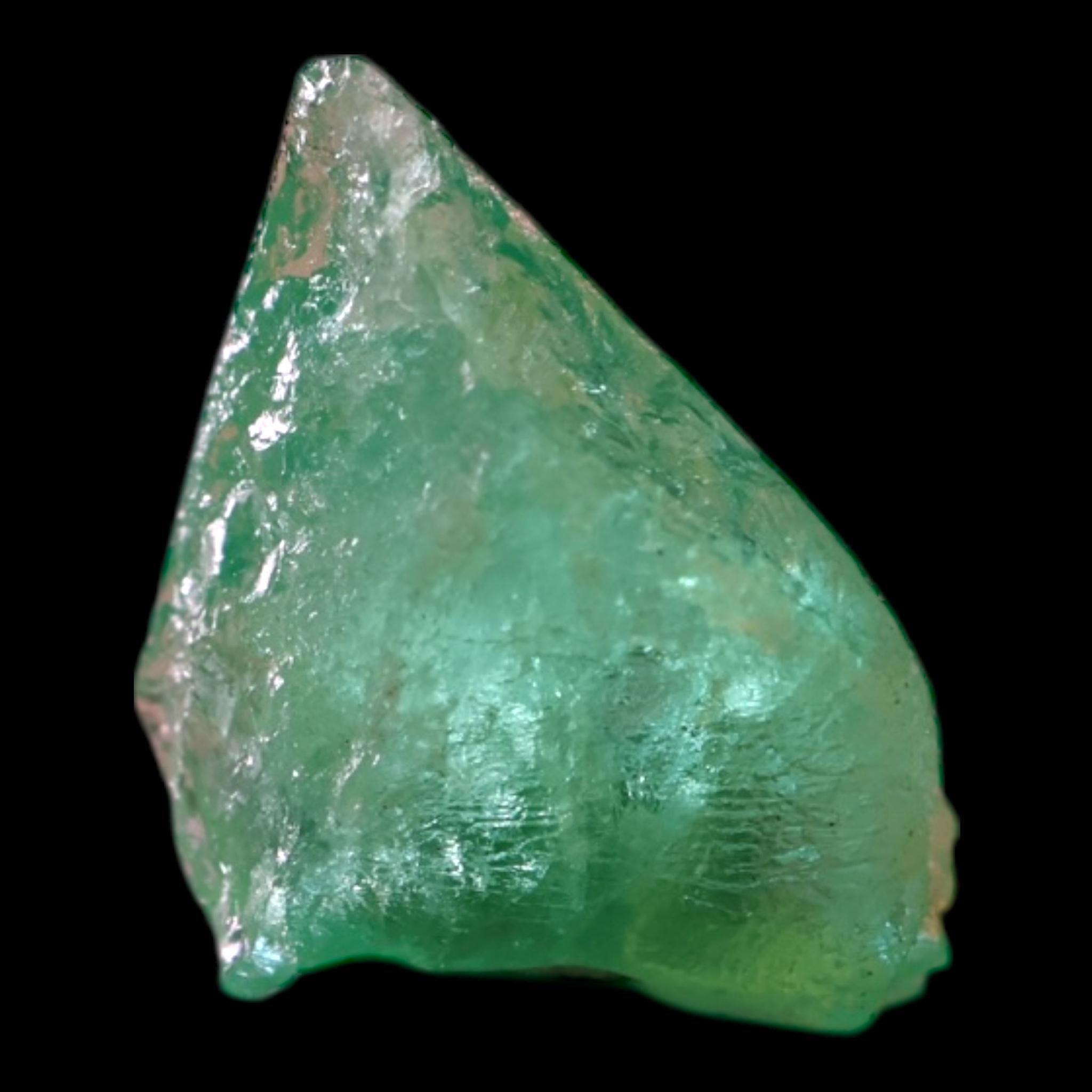 Natural emerald crystal from colombia, vivid green raw emerald for jewellery making or display, may birthstone collector specimen - Image 5