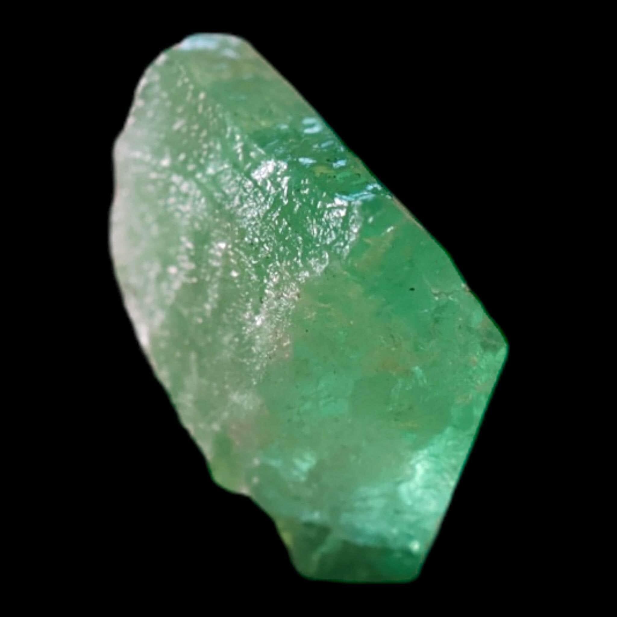 Natural emerald crystal from colombia, vivid green raw emerald for jewellery making or display, may birthstone collector specimen - Image 6