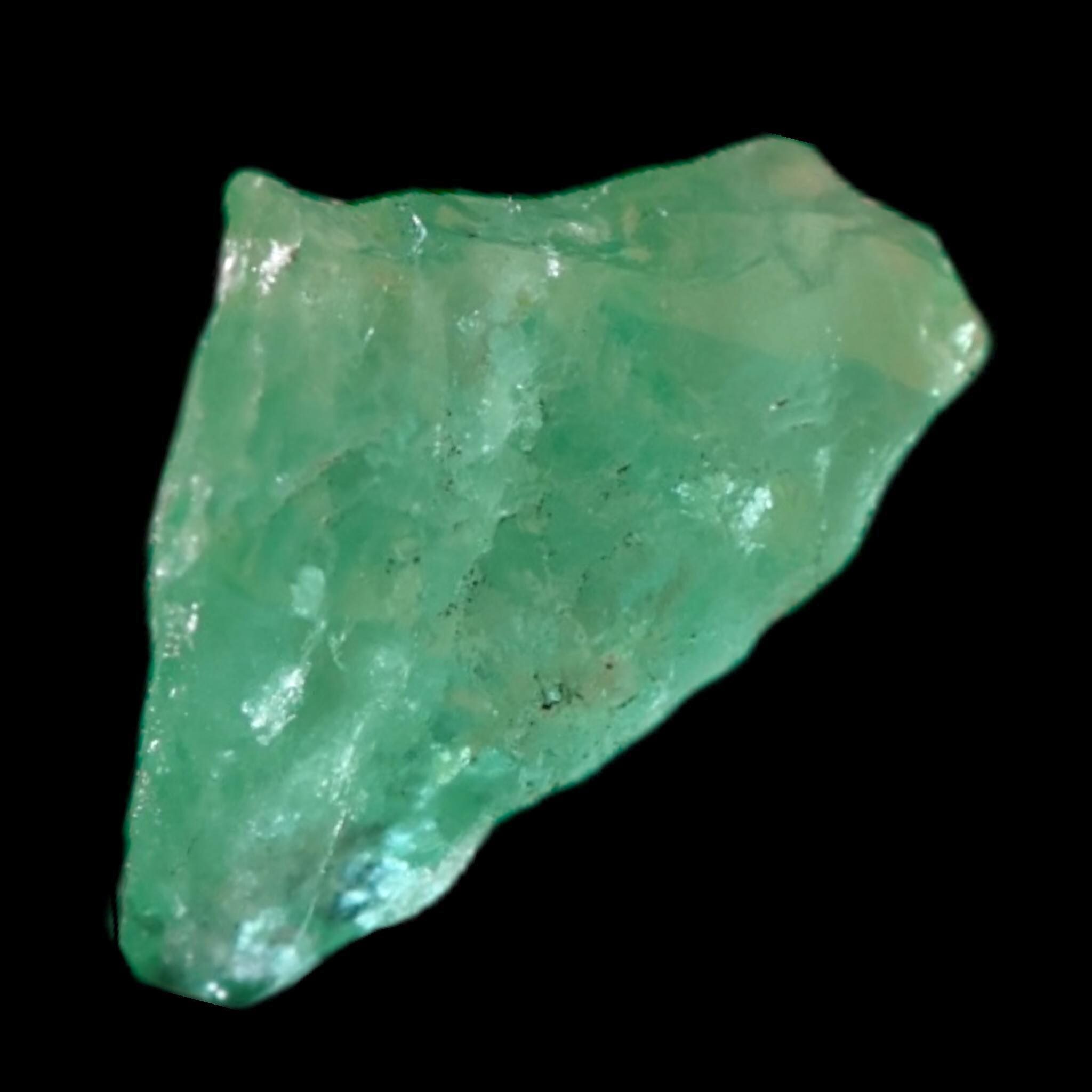 Natural emerald crystal from colombia, vivid green raw emerald for jewellery making or display, may birthstone collector specimen - Image 7