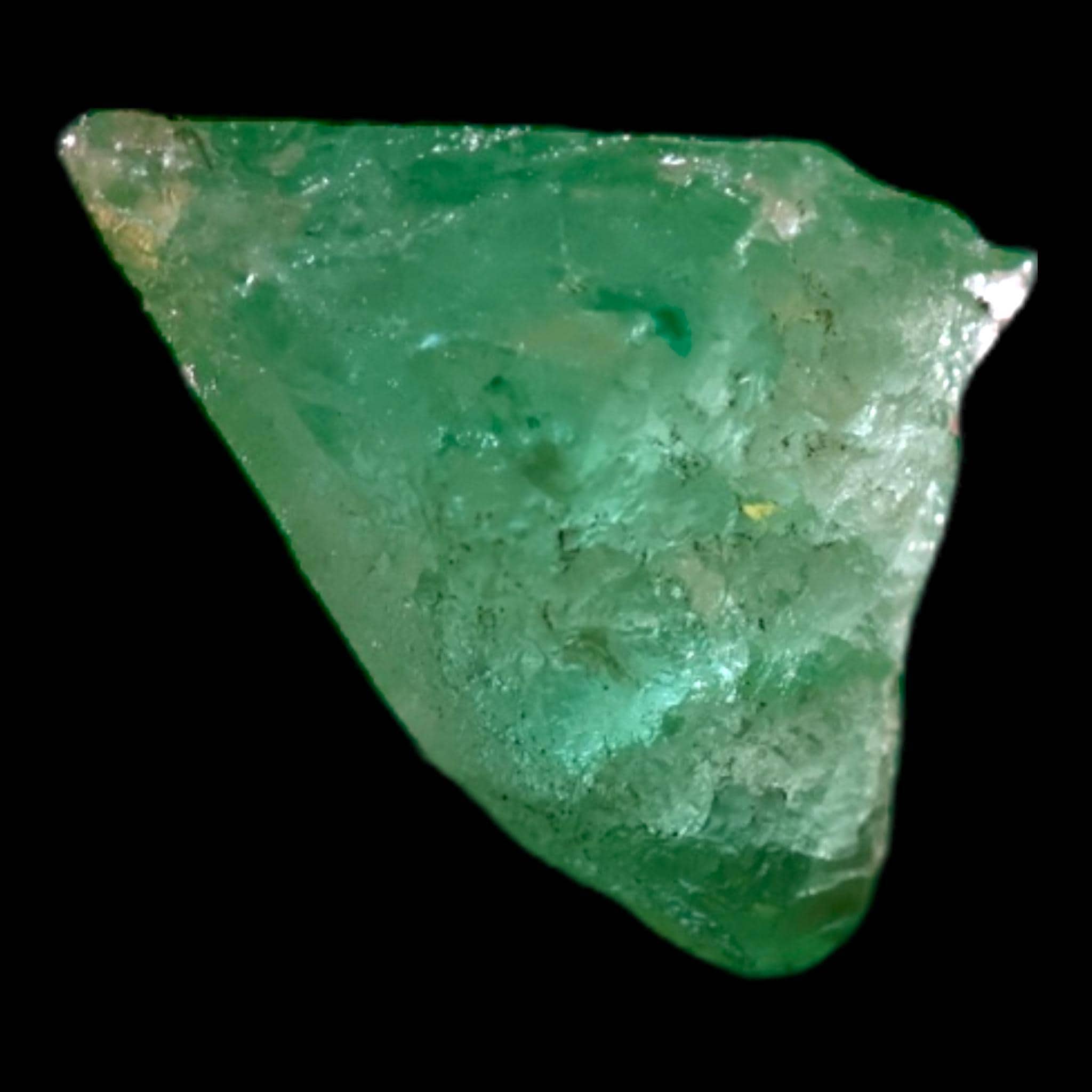 Natural emerald crystal from colombia, vivid green raw emerald for jewellery making or display, may birthstone collector specimen - Image 8