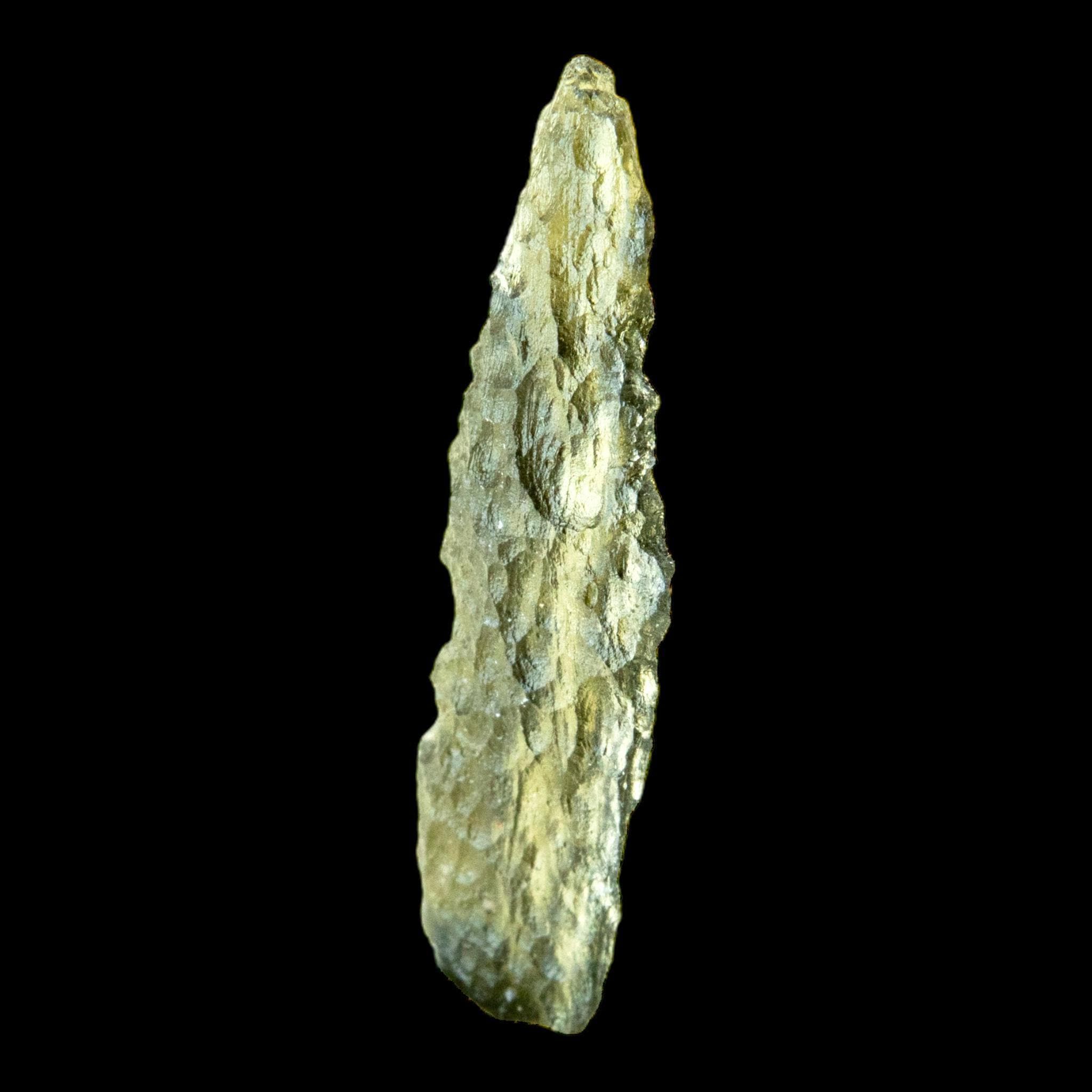 Moldavite crystal natural green moldavite from chlum czech republic raw tektite authentic moldavite specimen for collectors - Image 5