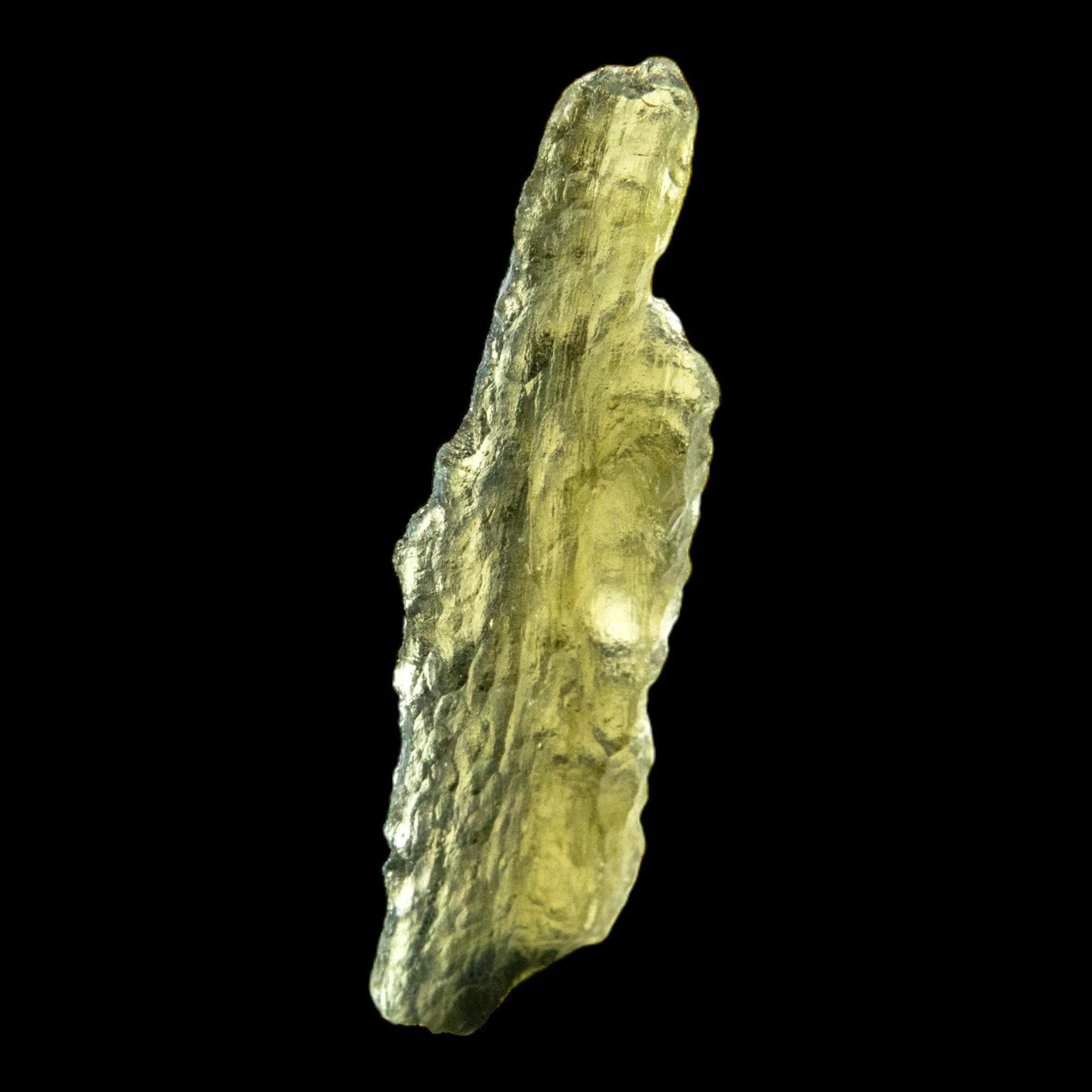 Moldavite crystal natural green moldavite from chlum czech republic raw tektite authentic moldavite specimen for collectors - Image 6