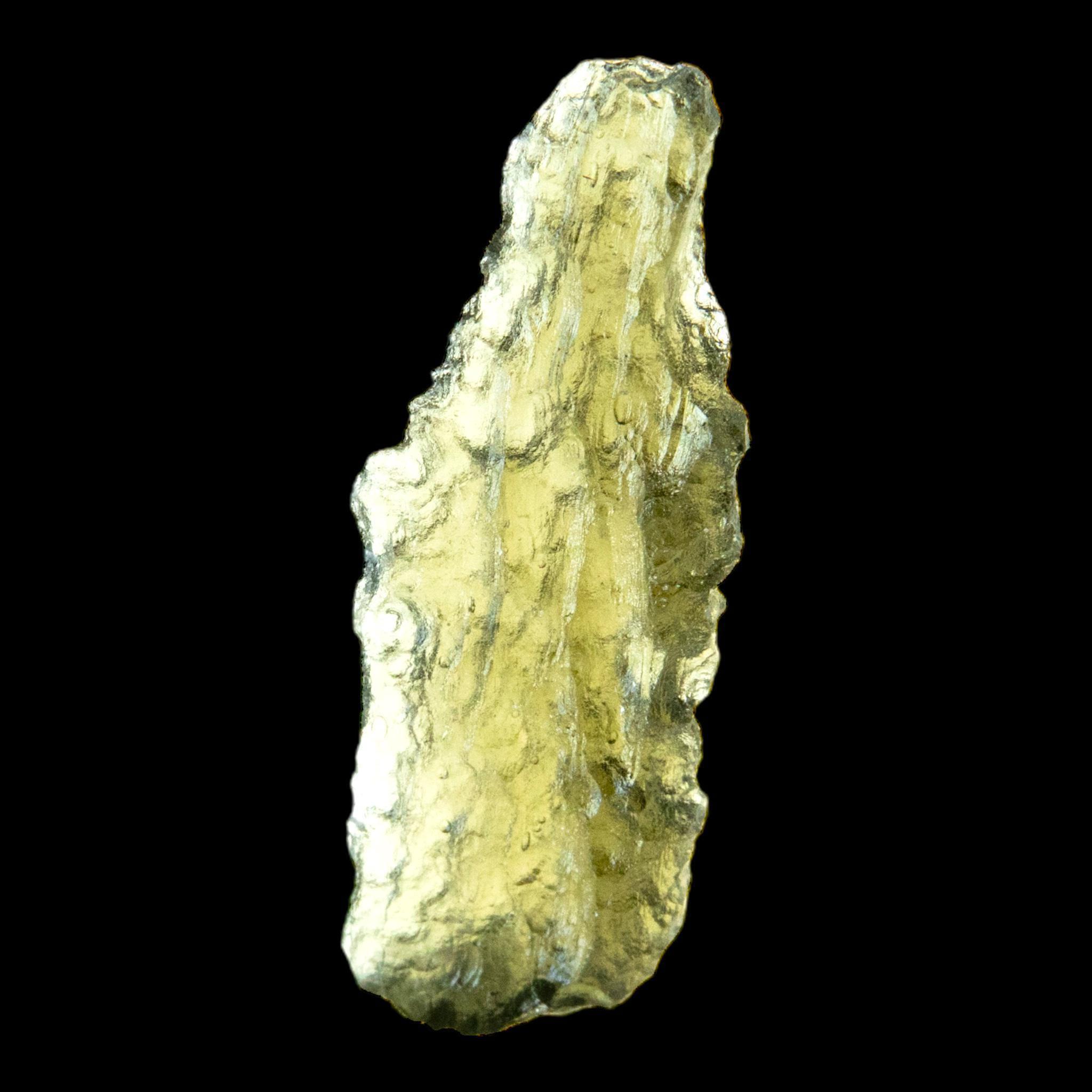 Moldavite crystal natural green moldavite from chlum czech republic raw tektite authentic moldavite specimen for collectors - Image 7