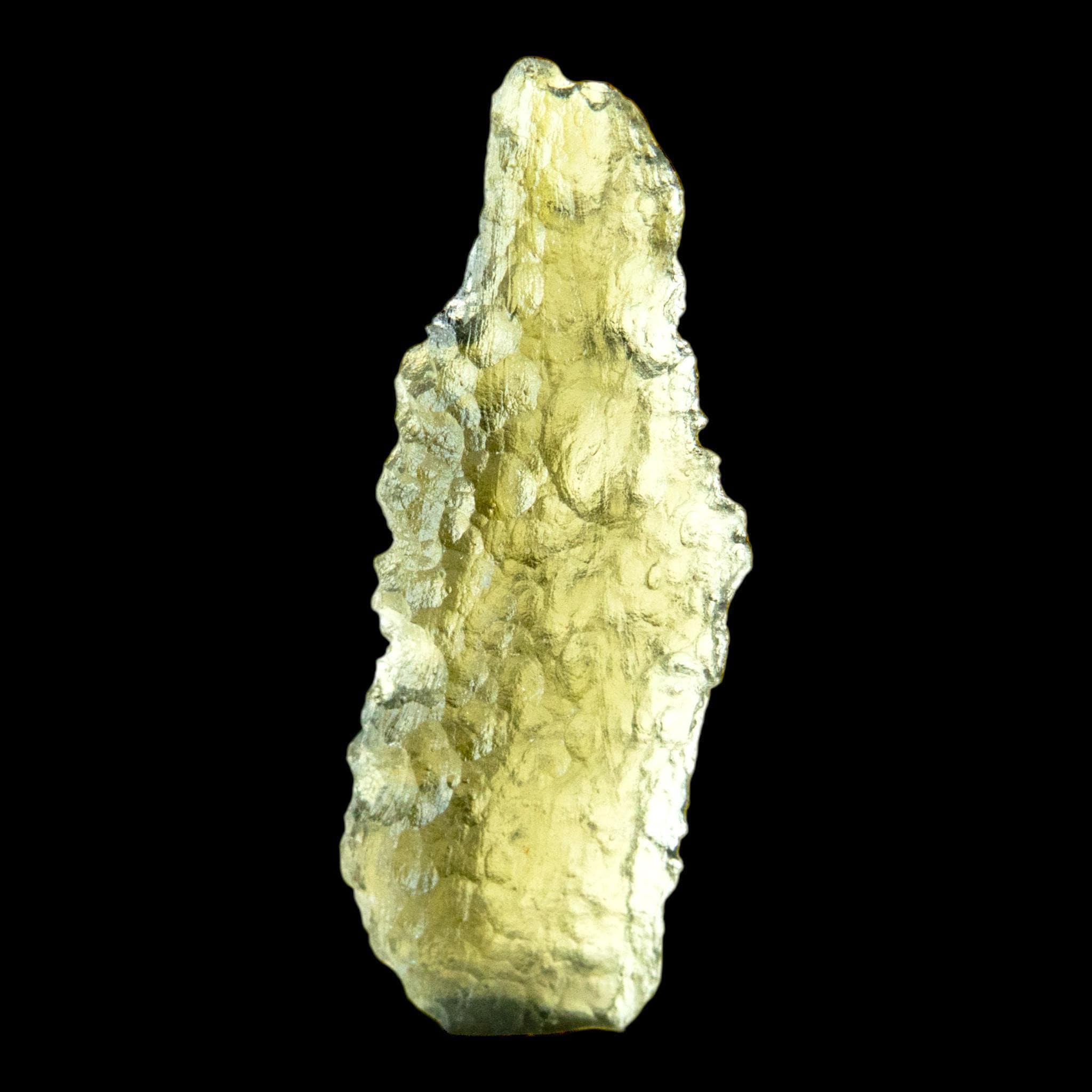 Moldavite crystal natural green moldavite from chlum czech republic raw tektite authentic moldavite specimen for collectors - Image 9