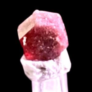 Red beryl crystal from utah, rare natural red crystal for collectors, vivid red beryl specimen