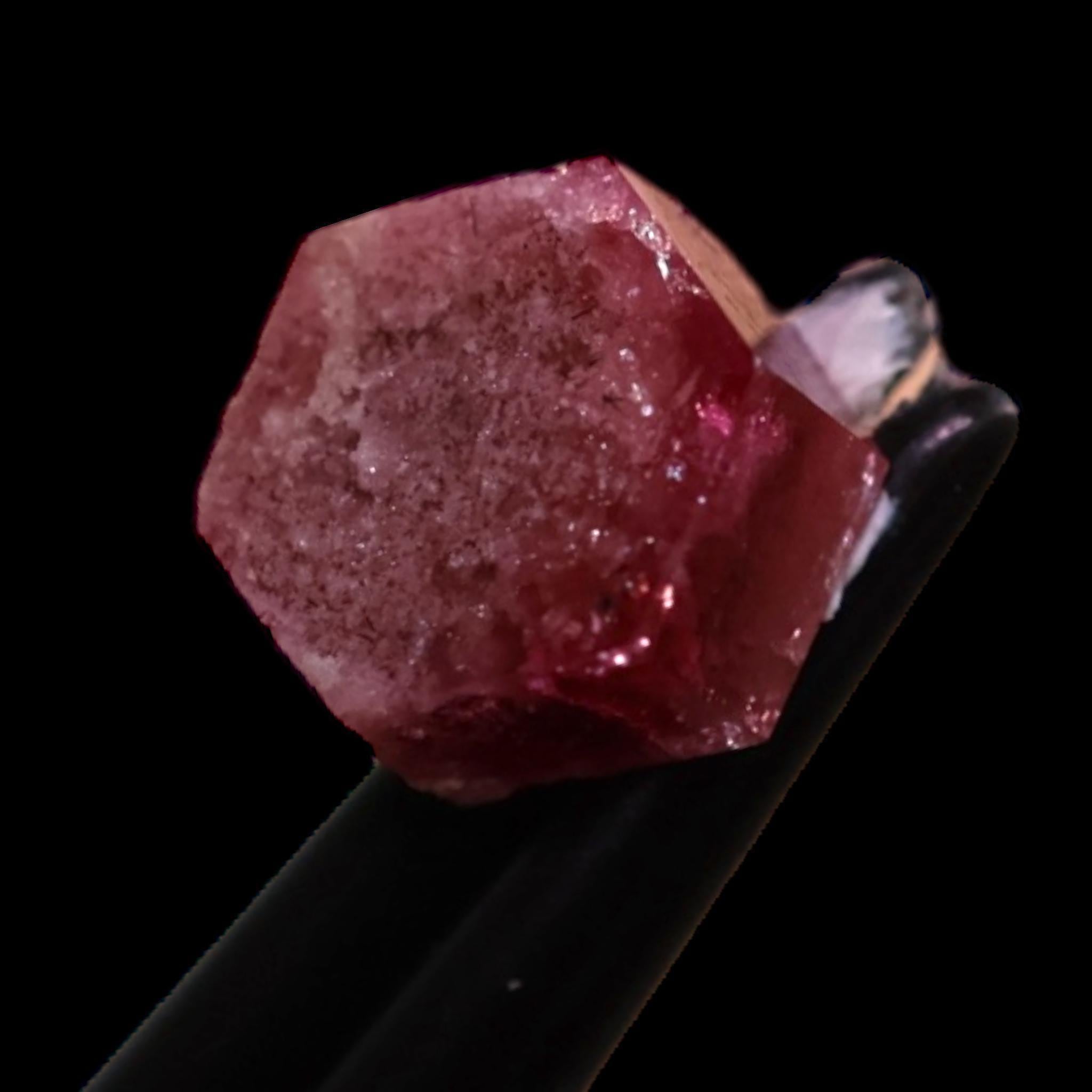Red beryl crystal from utah, rare natural red crystal for collectors, vivid red beryl specimen - Image 3