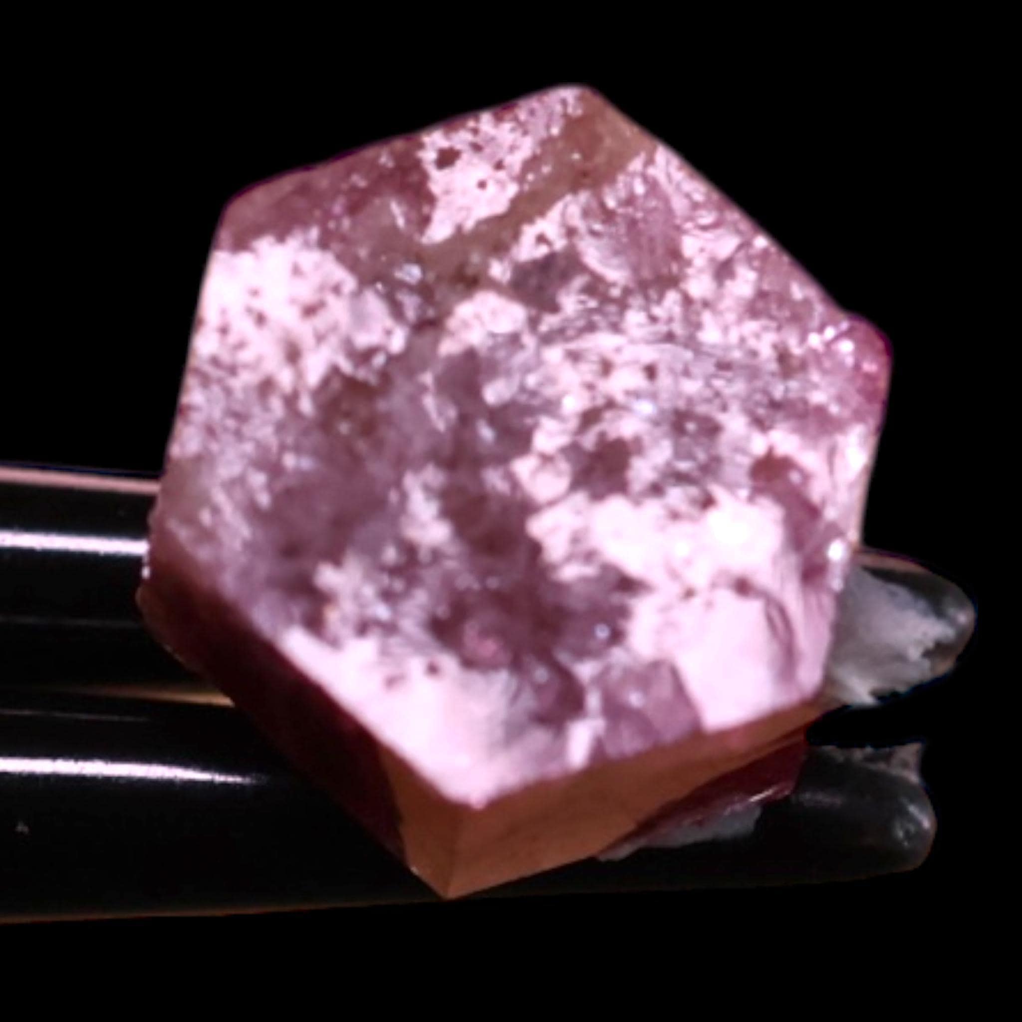 Red beryl crystal from utah, rare natural red crystal for collectors, vivid red beryl specimen - Image 8