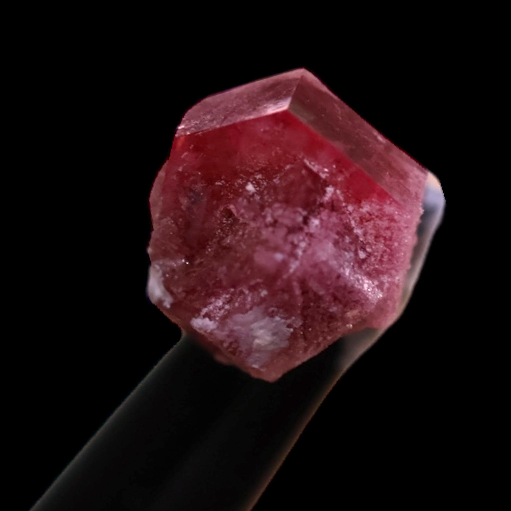 Red beryl crystal from utah, rare natural red crystal for collectors, vivid red beryl specimen - Image 5