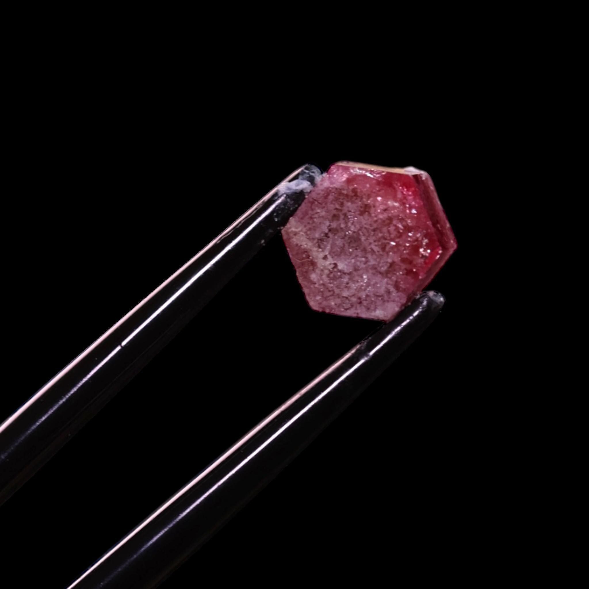 Red beryl crystal from utah, rare natural red crystal for collectors, vivid red beryl specimen - Image 9