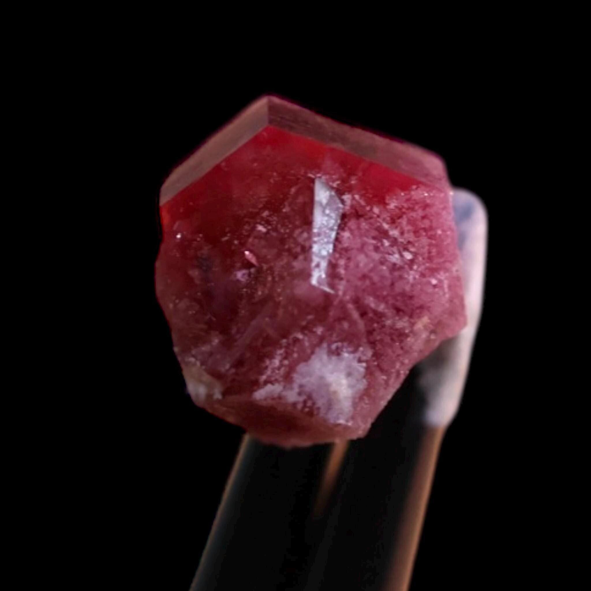 Red beryl crystal from utah, rare natural red crystal for collectors, vivid red beryl specimen - Image 7