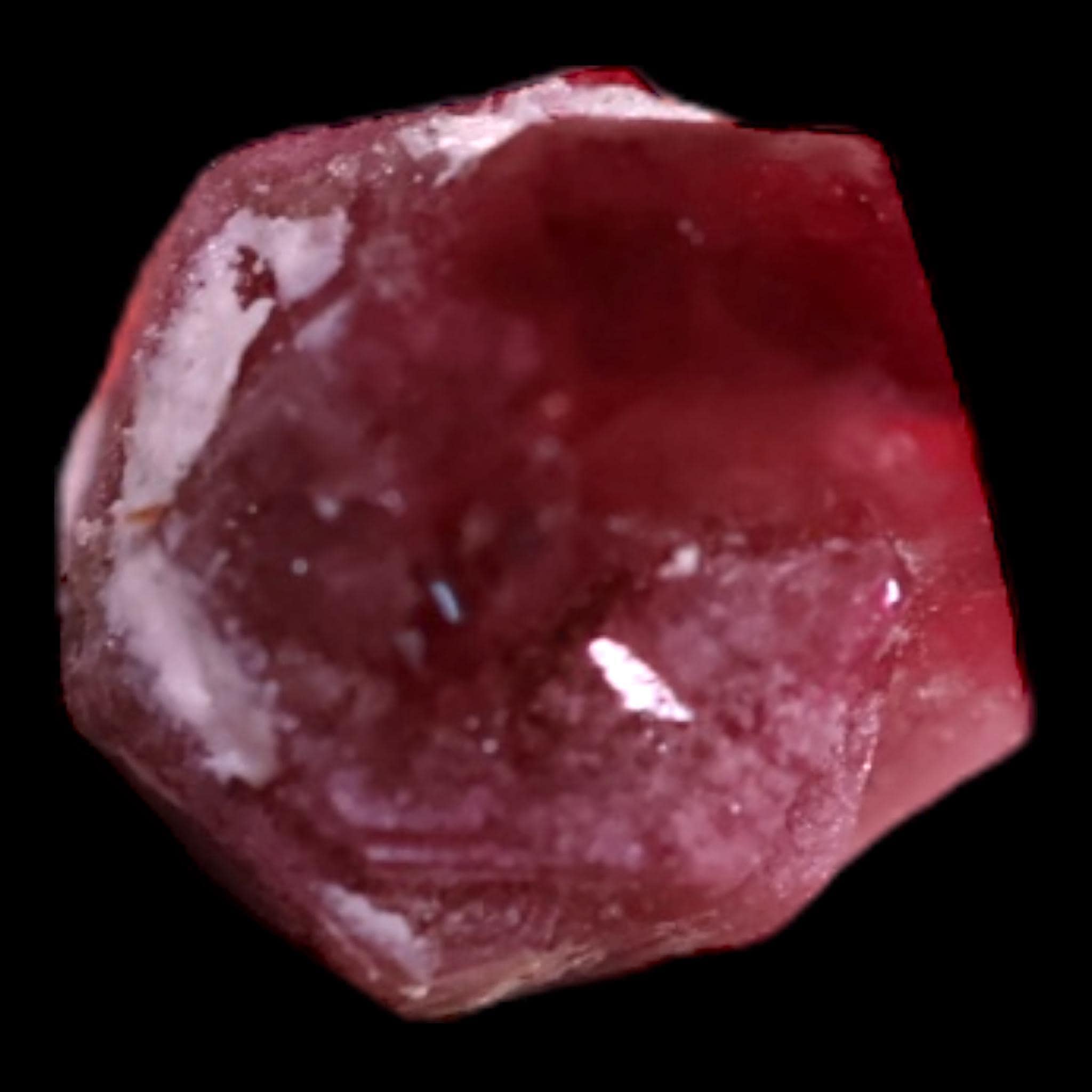 Red beryl crystal from utah, rare natural red crystal for collectors, vivid red beryl specimen - Image 8
