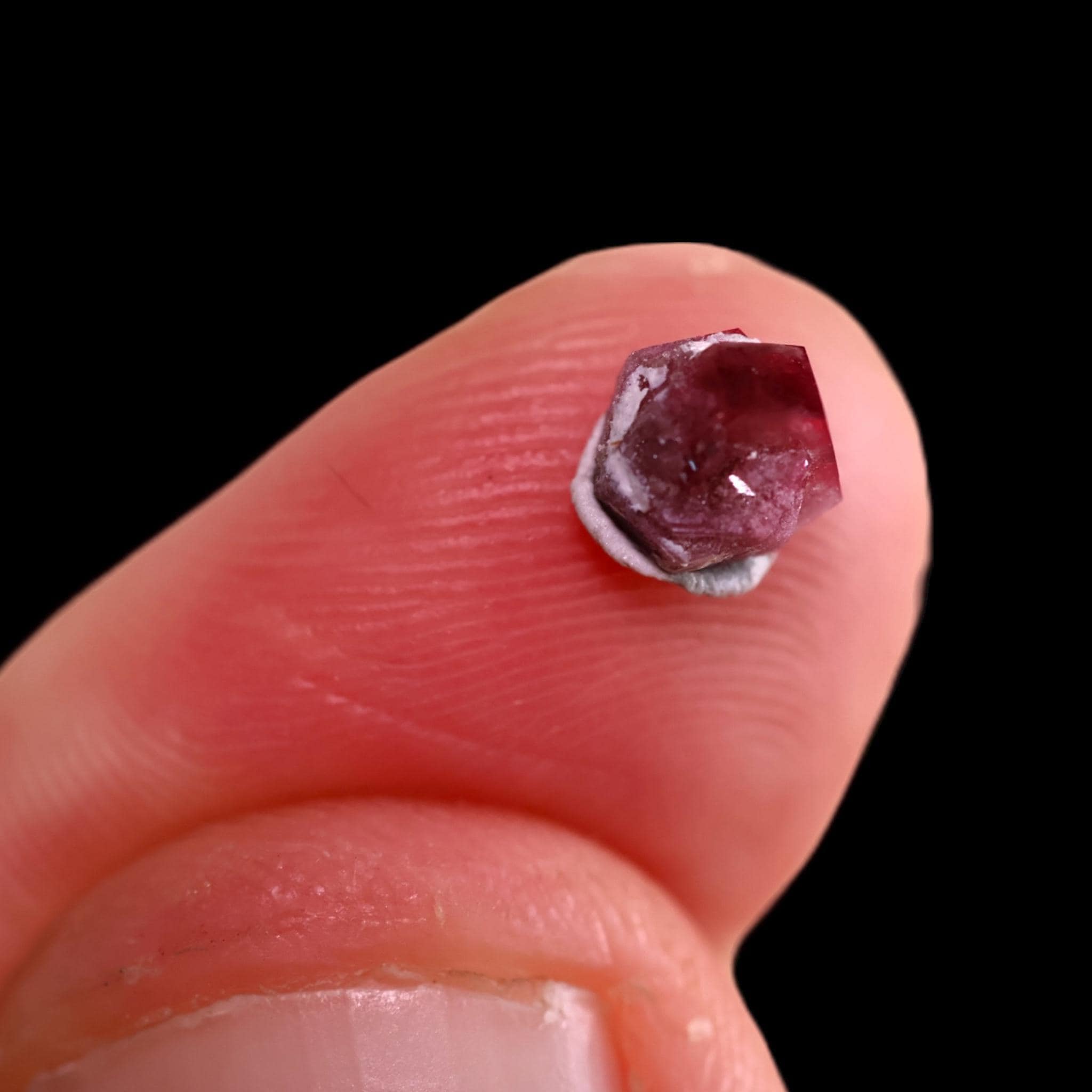 Red beryl crystal from utah, rare natural red crystal for collectors, vivid red beryl specimen - Image 10