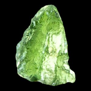 Moldavite crystal natural green moldavite from chlum czech republic raw tektite authentic moldavite specimen for collectors