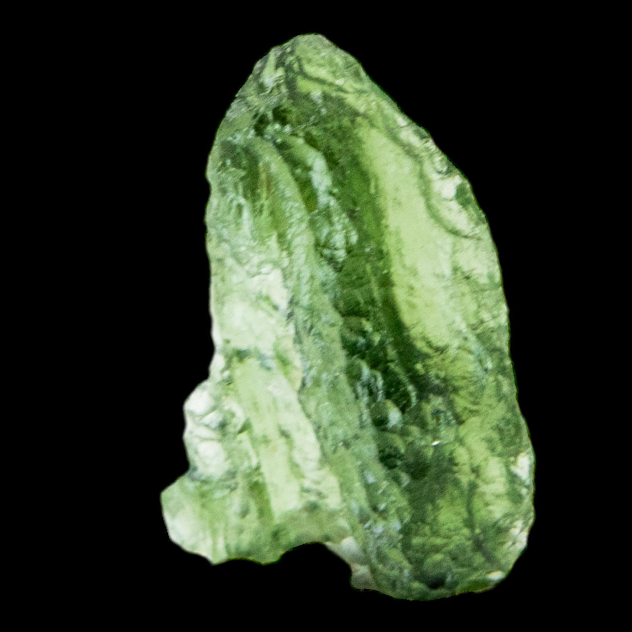 Moldavite crystal natural green moldavite from chlum czech republic raw tektite authentic moldavite specimen for collectors - Image 6