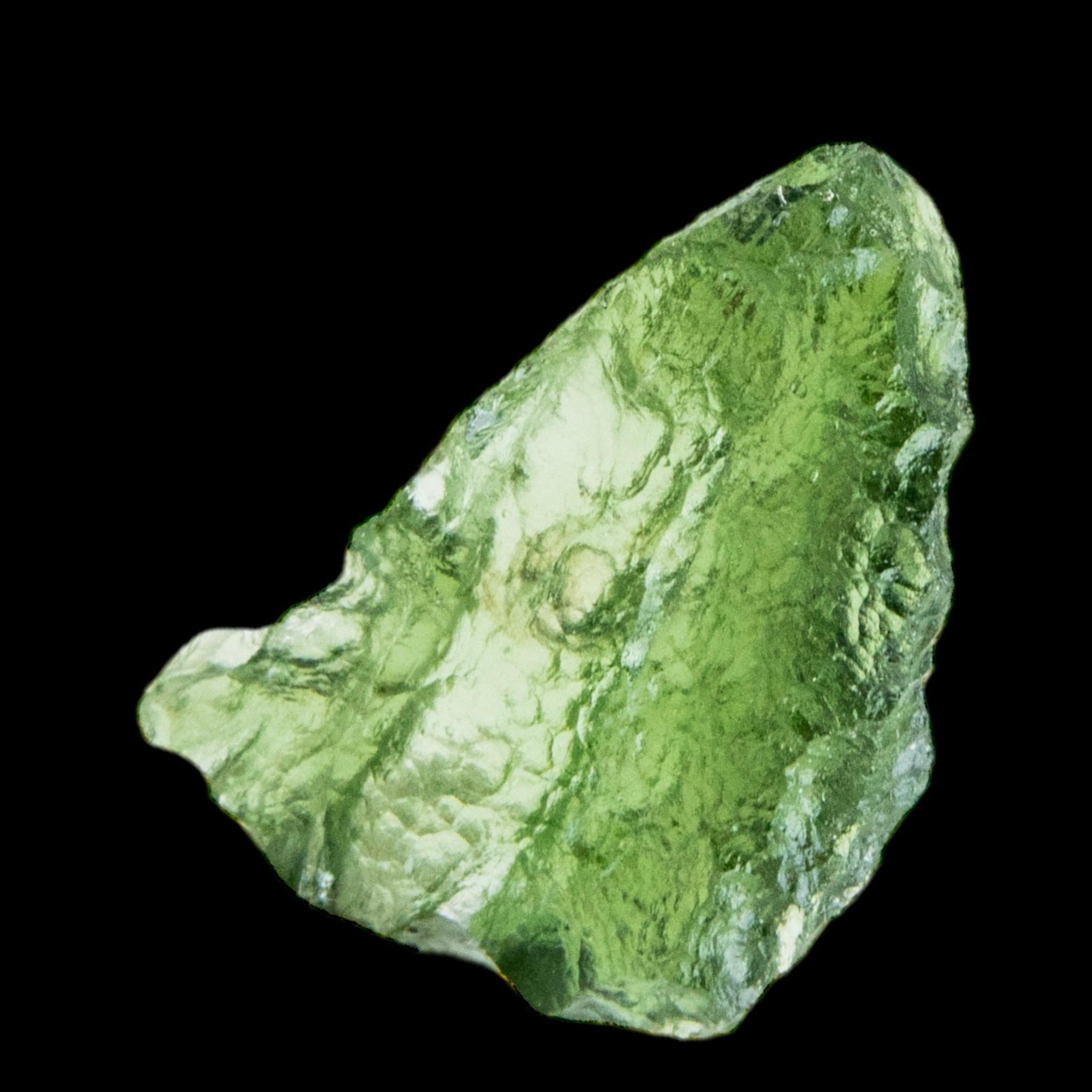 Moldavite crystal natural green moldavite from chlum czech republic raw tektite authentic moldavite specimen for collectors - Image 7