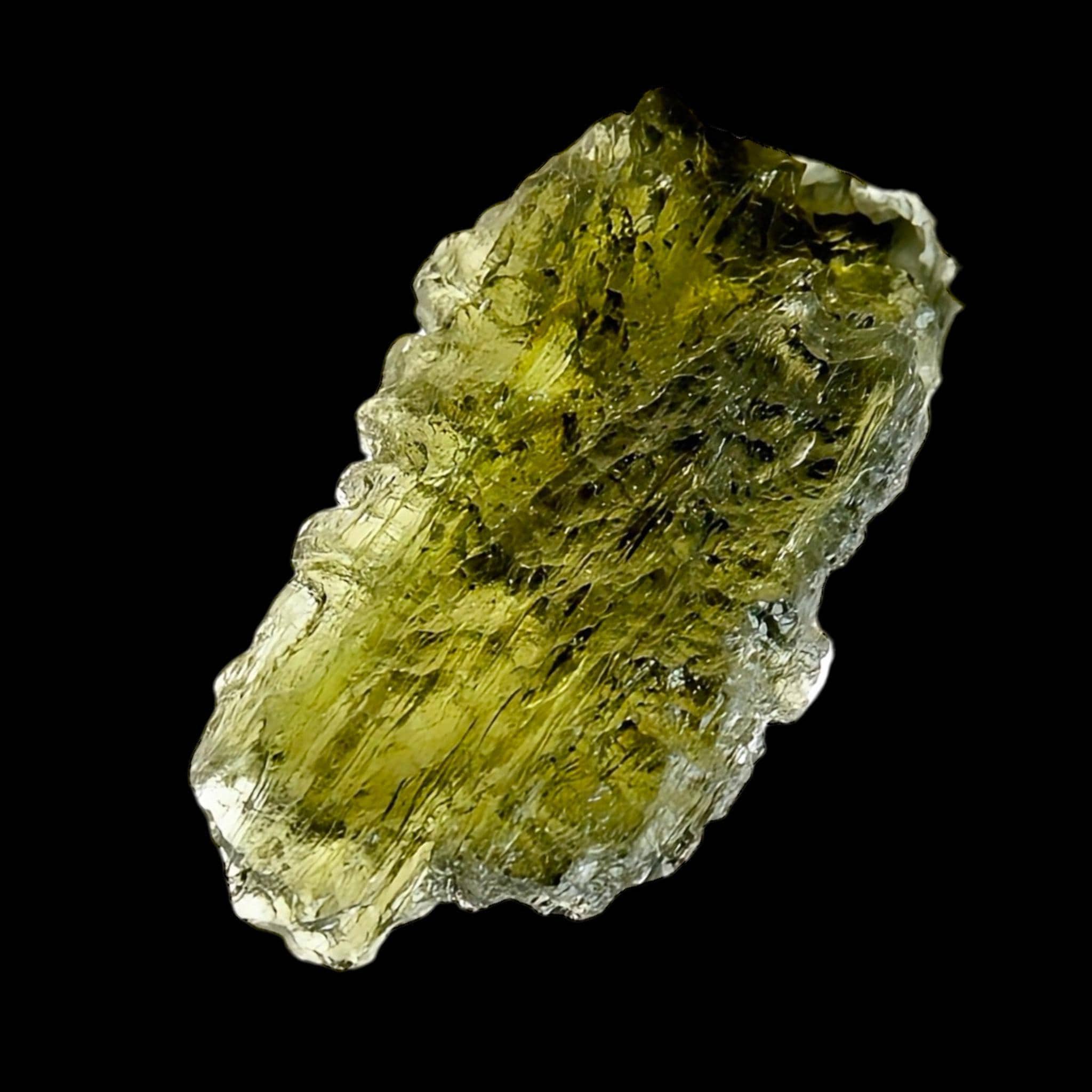 Moldavite natural green tektite from chlum czech republic, real moldavite for collectors and meditation spaces