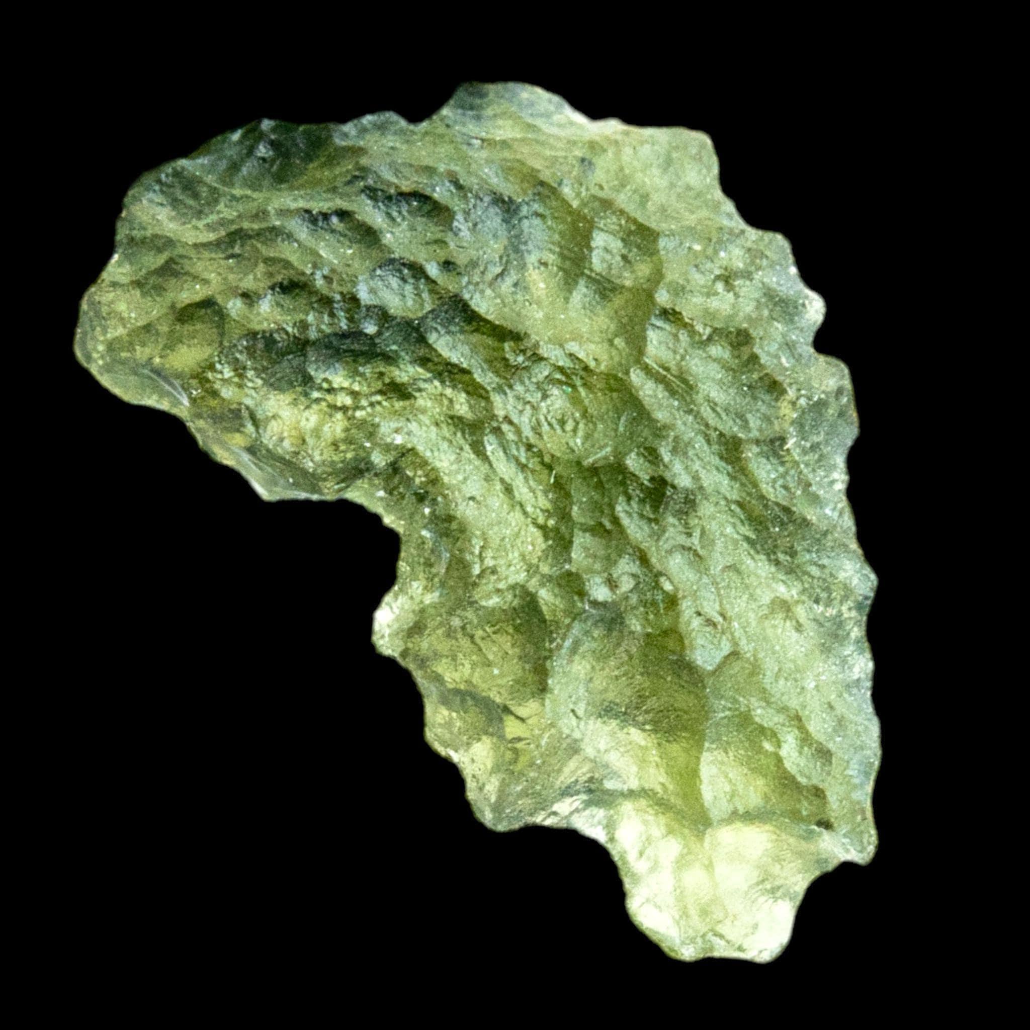 Natural moldavite crystal from chlum czech republic, real tektite for collectors, authentic raw moldavite for meditation and home decor - Image 2
