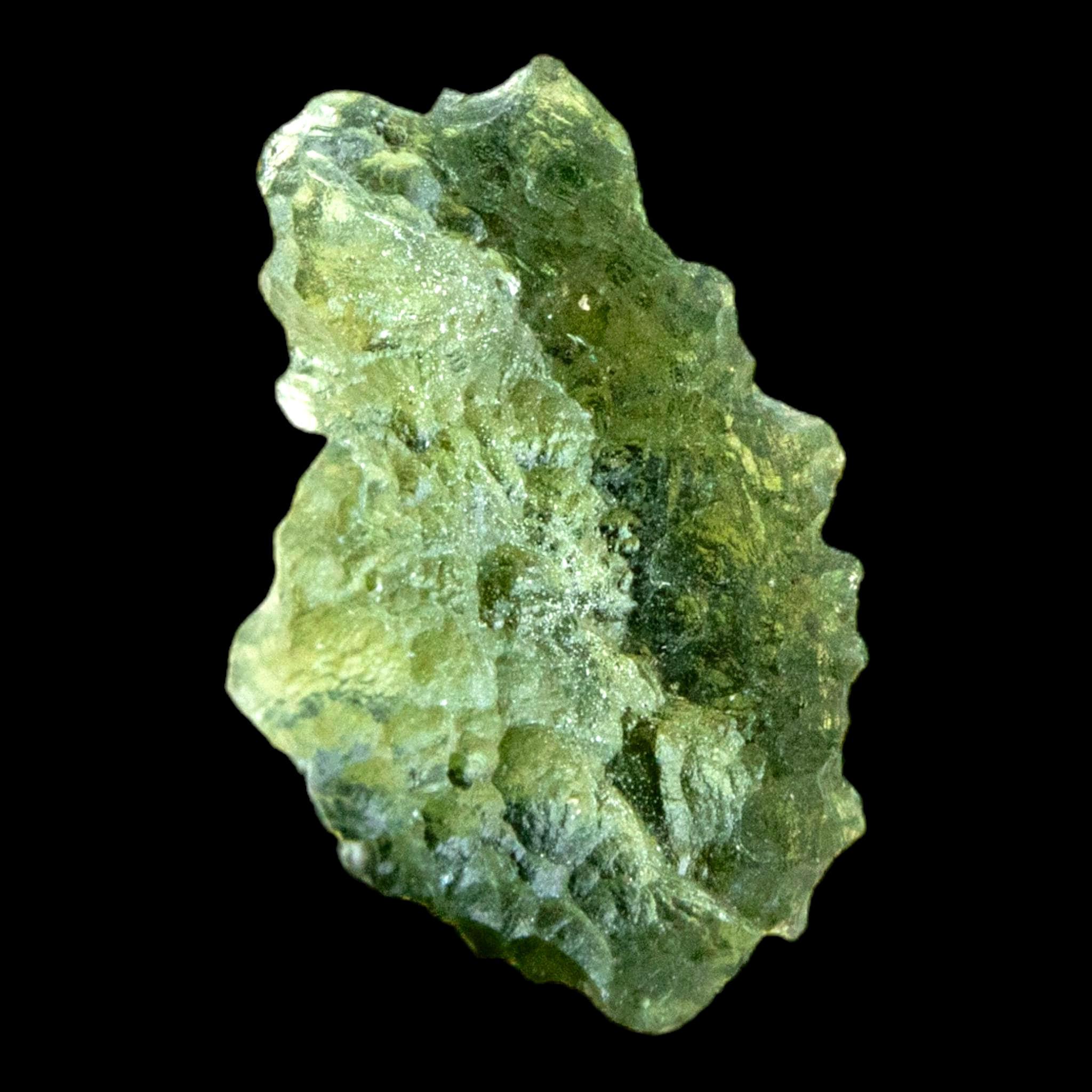 Natural moldavite crystal from chlum czech republic, real tektite for collectors, authentic raw moldavite for meditation and home decor - Image 3