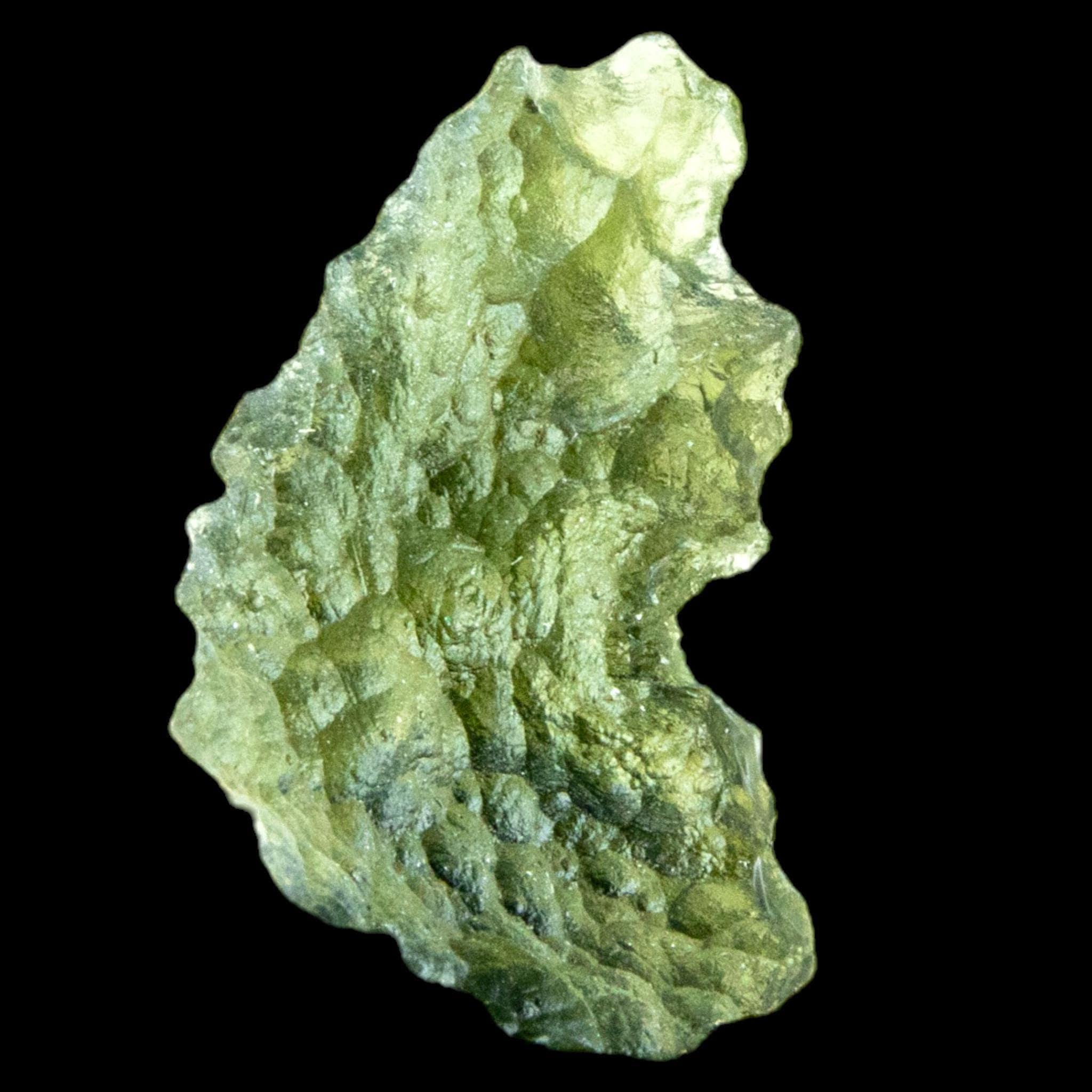 Natural moldavite crystal from chlum czech republic, real tektite for collectors, authentic raw moldavite for meditation and home decor - Image 4