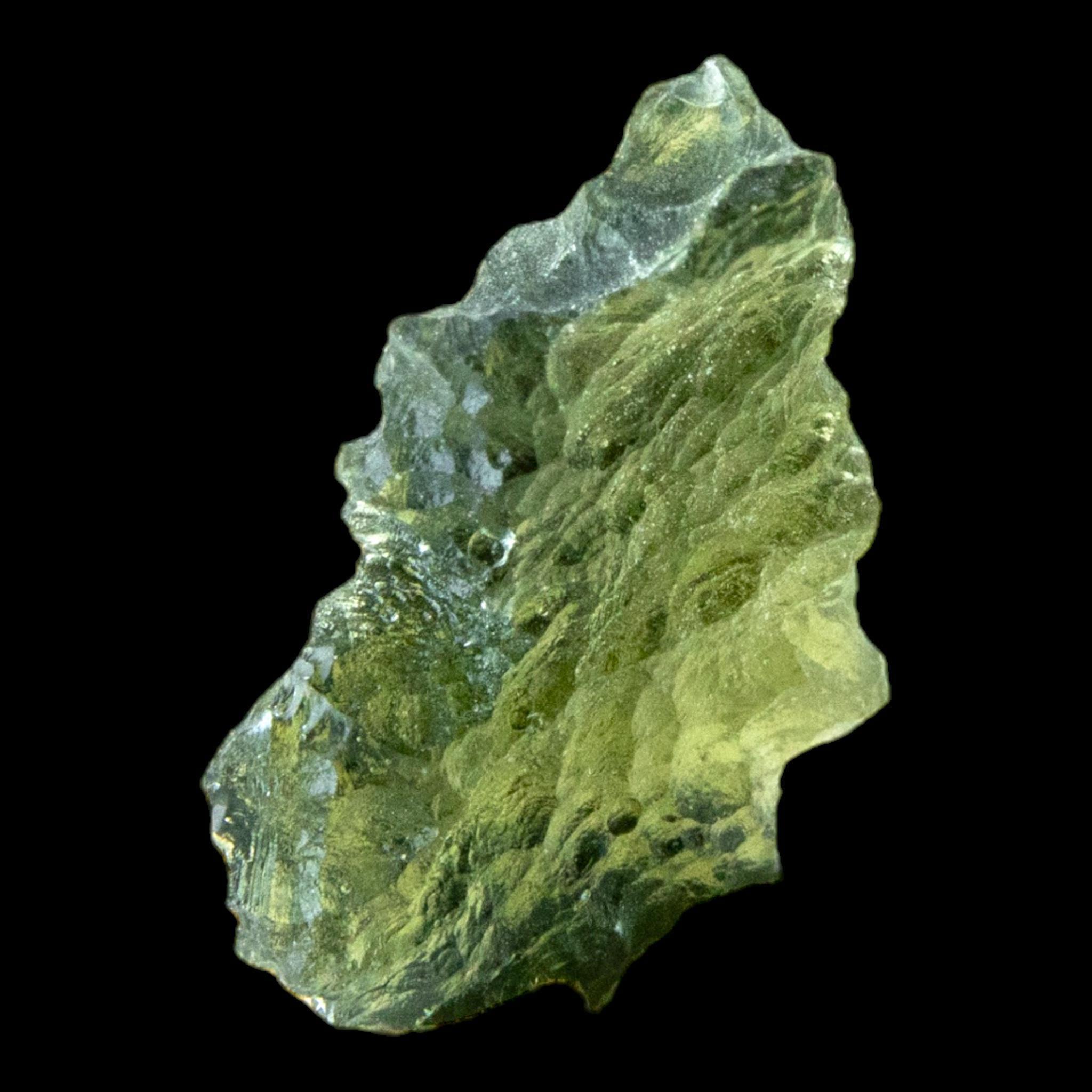 Natural moldavite crystal from chlum czech republic, real tektite for collectors, authentic raw moldavite for meditation and home decor - Image 6