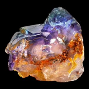 Purple fluorite crystal natural fluorite specimen small fluorite cluster for collectors and home decor