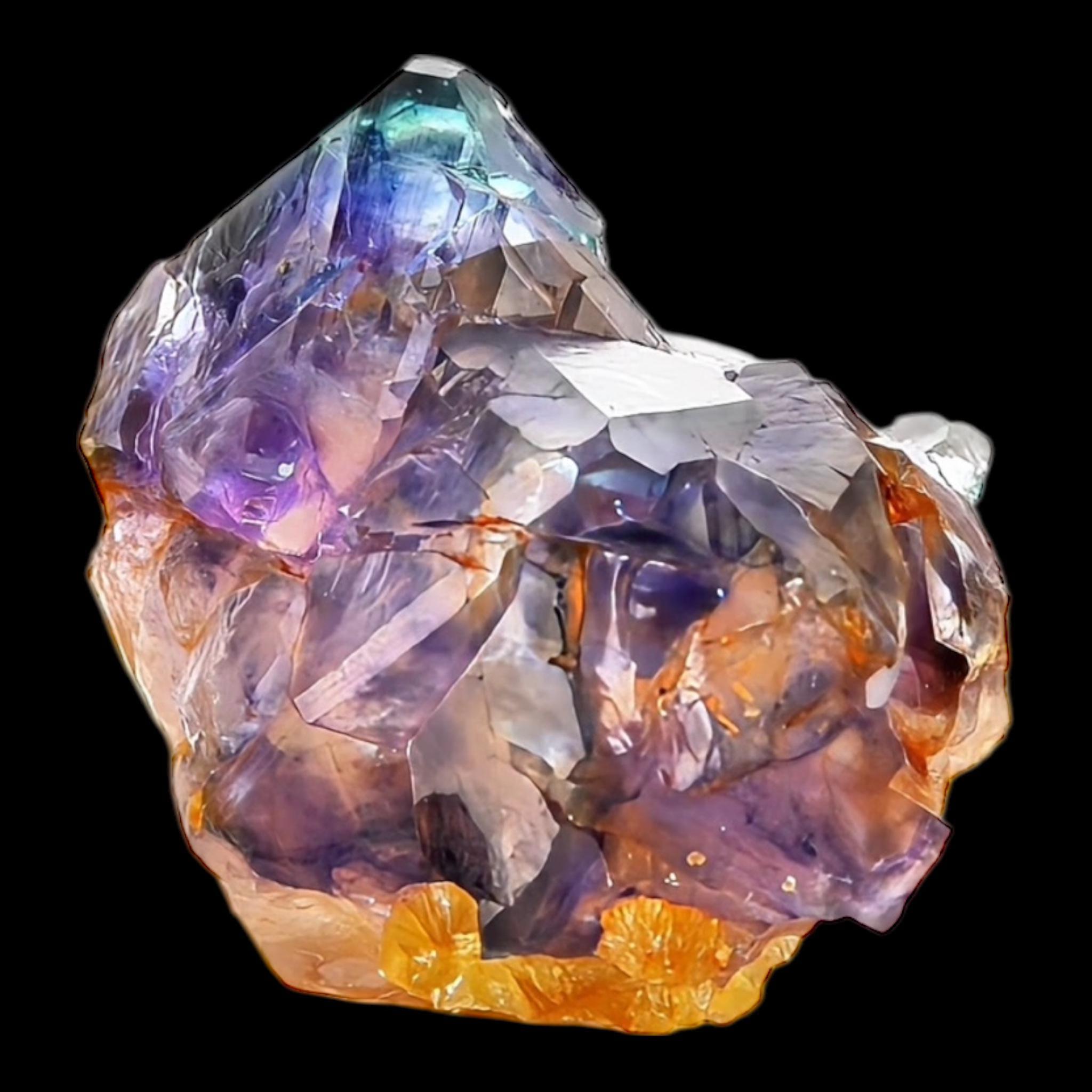 Purple fluorite crystal natural fluorite specimen small fluorite cluster for collectors and home decor - Image 2