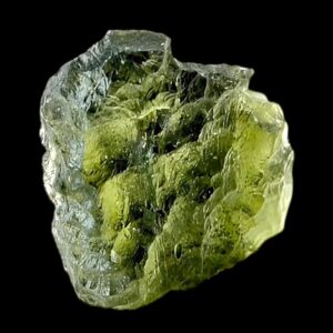 Moldavite crystal raw green moldavite natural czech tektite for collectors and meditation space
