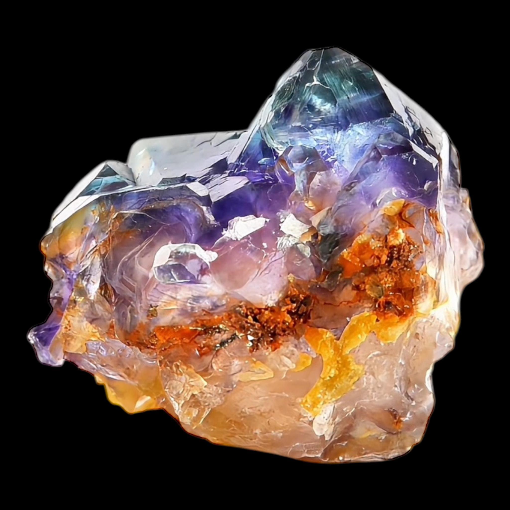 Purple fluorite crystal natural fluorite specimen small fluorite cluster for collectors and home decor - Image 3