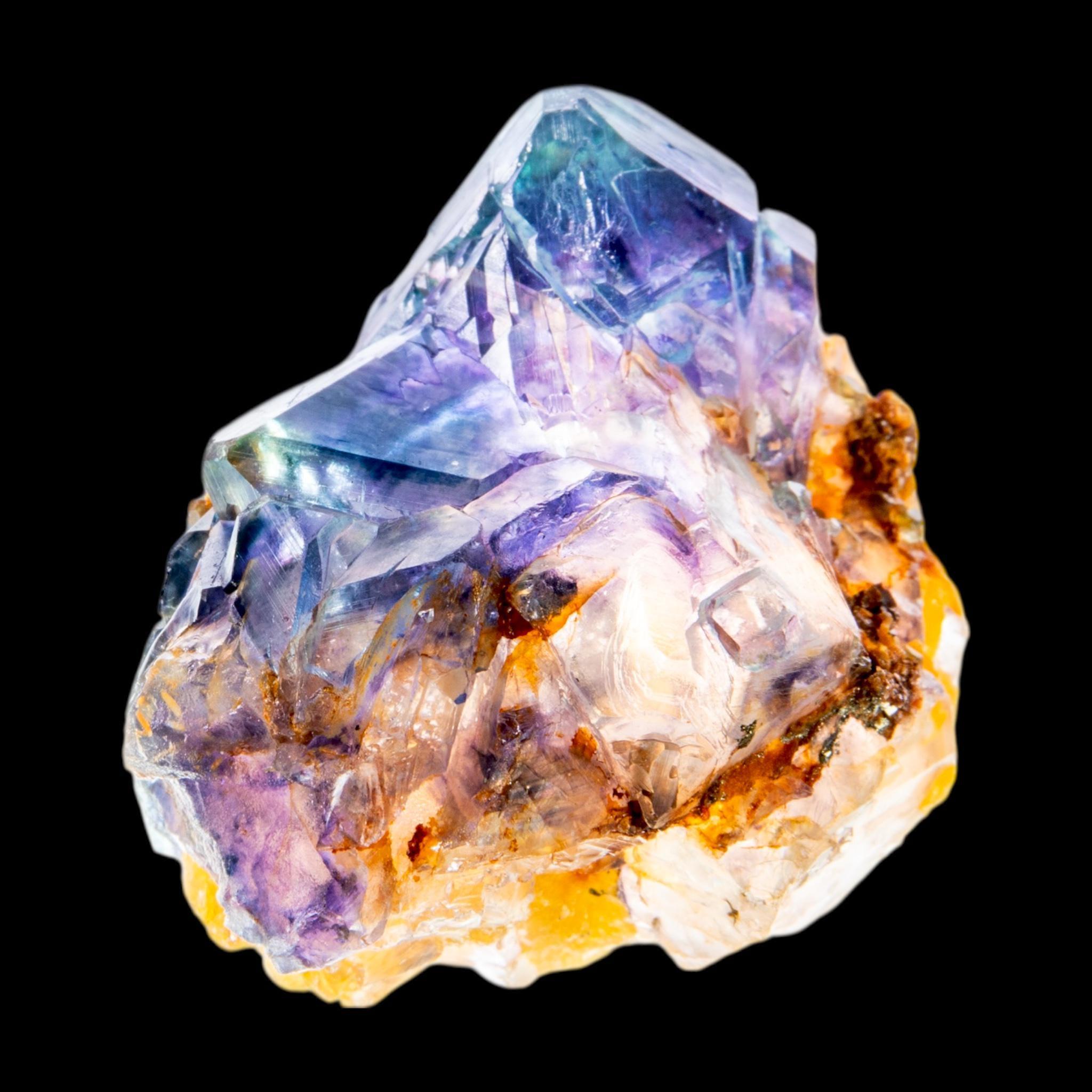 Purple fluorite crystal natural fluorite specimen small fluorite cluster for collectors and home decor - Image 4