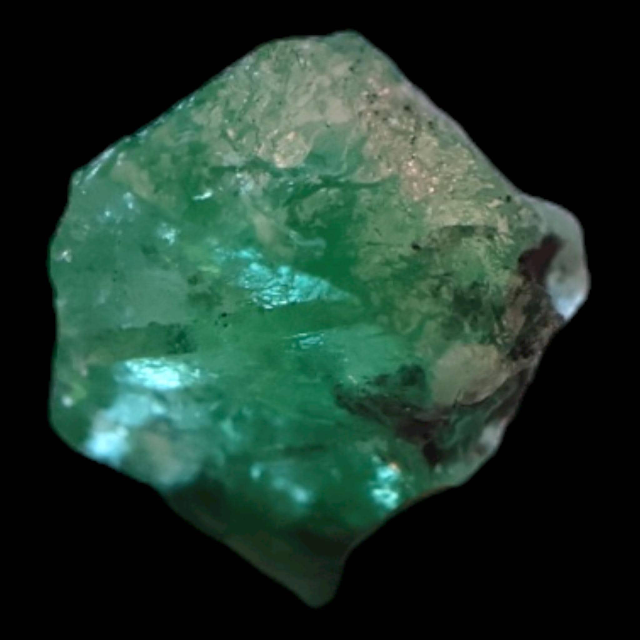 Raw emerald crystal for jewellery making, natural colombian emerald, green emerald for wire wrapping or mineral collectors - Image 2