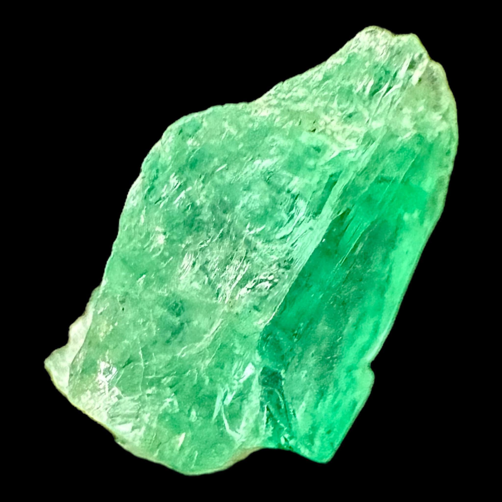 Raw colombian emerald crystal natural green emerald rough stone uncut emerald specimen from colombia mineral for collectors - Image 3