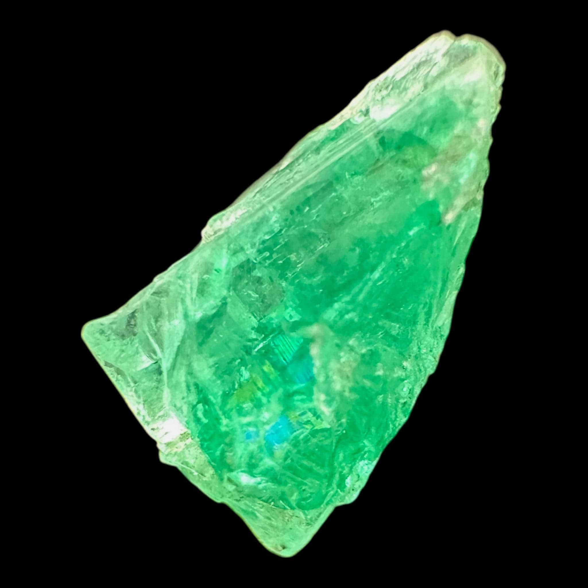 Raw colombian emerald crystal natural green emerald rough stone uncut emerald specimen from colombia mineral for collectors - Image 4