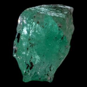 Natural emerald crystal from colombia, vivid green raw emerald for ring or may birthstone jewellery, terminated crystal for collectors