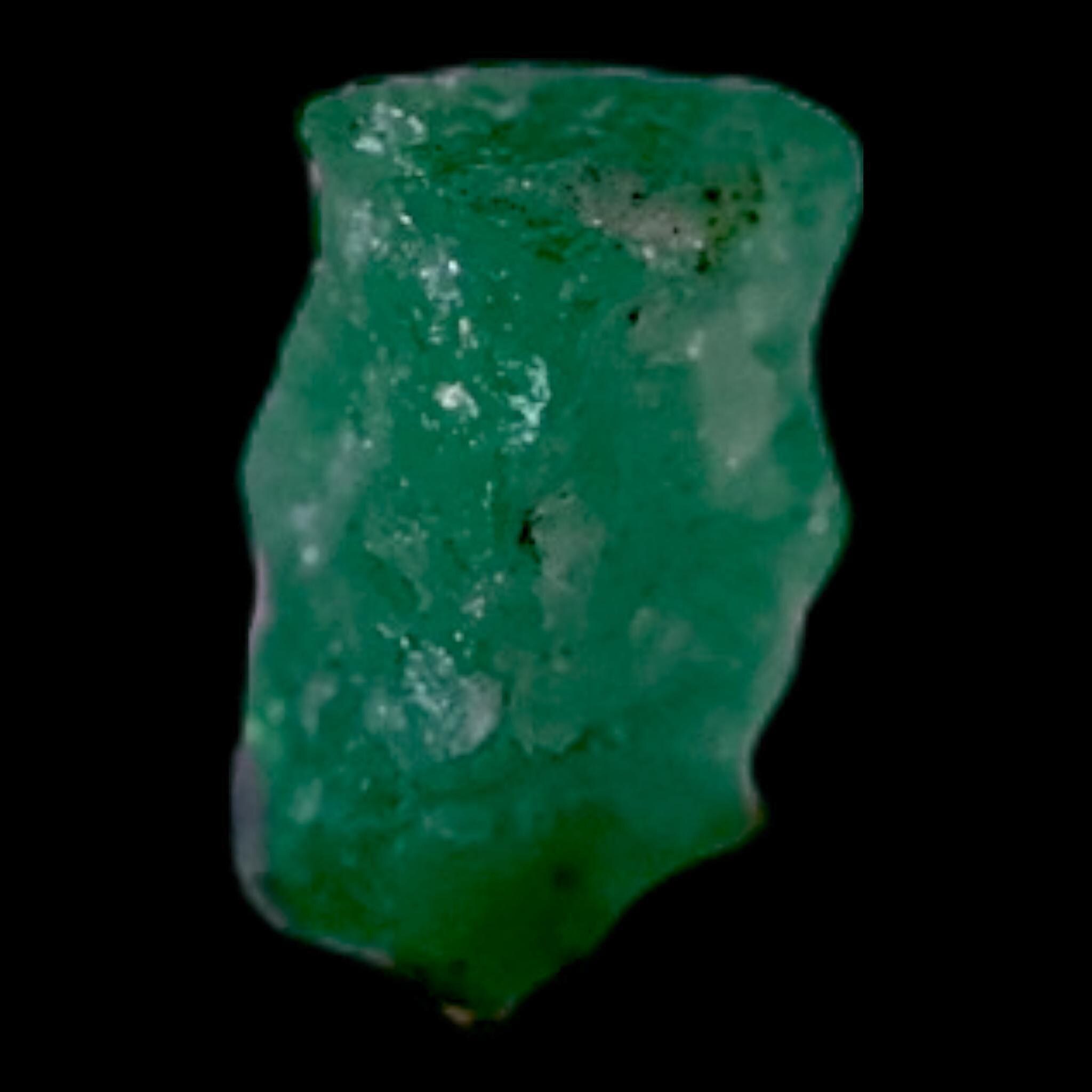 Natural emerald crystal from colombia, raw green emerald fragment, rough emerald specimen for collectors - Image 4