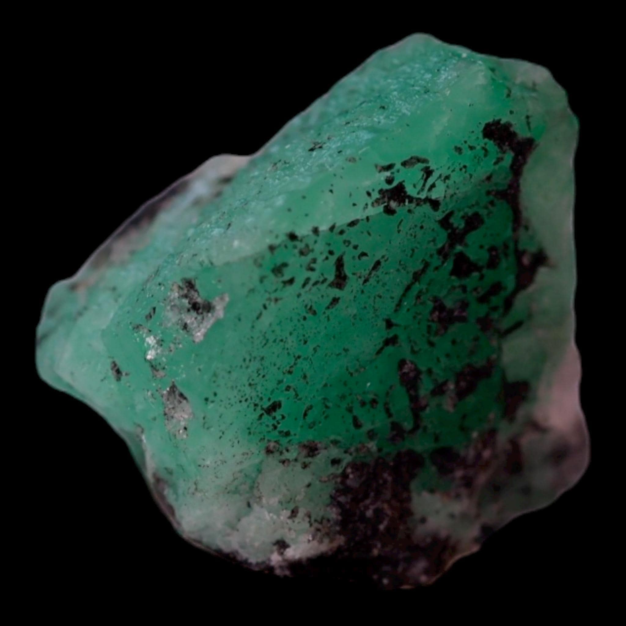 Natural emerald crystal from colombia, green raw emerald specimen for collectors, authentic mineral from the muzo belt - Image 2