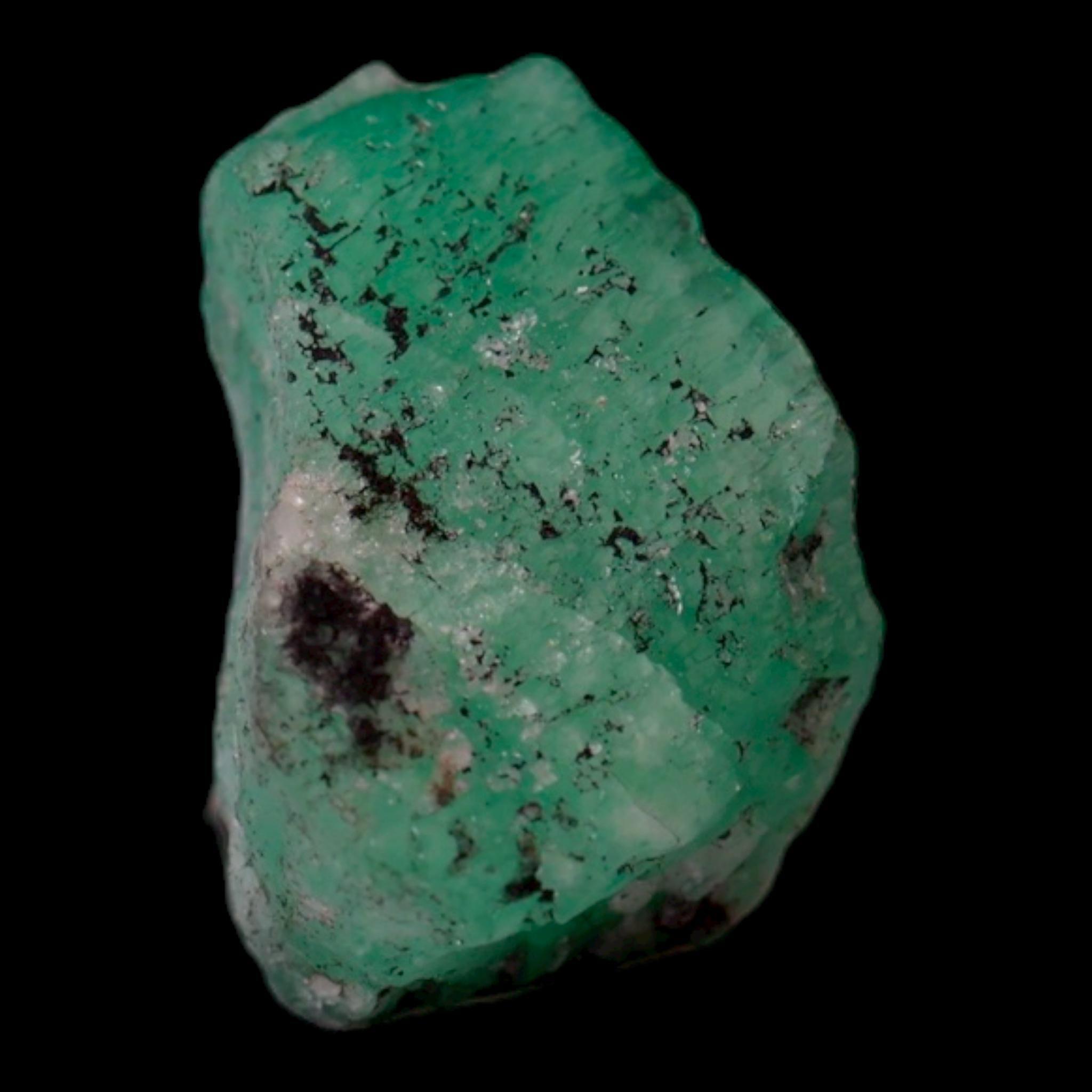 Natural emerald crystal from colombia, green raw emerald specimen for collectors, authentic mineral from the muzo belt - Image 3