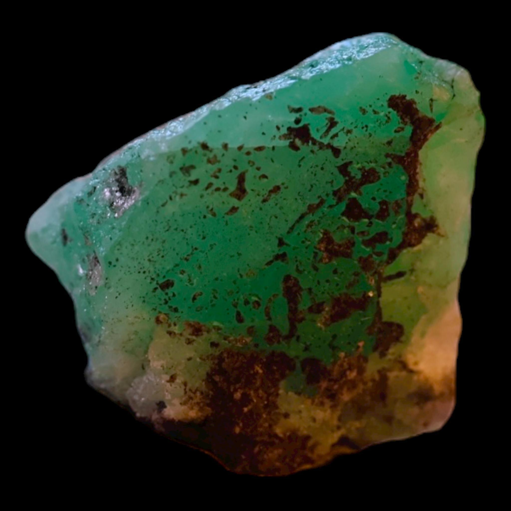 Natural emerald crystal from colombia, green raw emerald specimen for collectors, authentic mineral from the muzo belt - Image 5