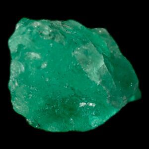 Natural emerald crystal from colombia, small raw emerald for jewellery or micro-mount collection, real green emerald mineral