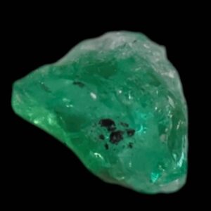 Natural emerald crystal from colombia, green emerald rough stone, raw emerald specimen for collectors and display