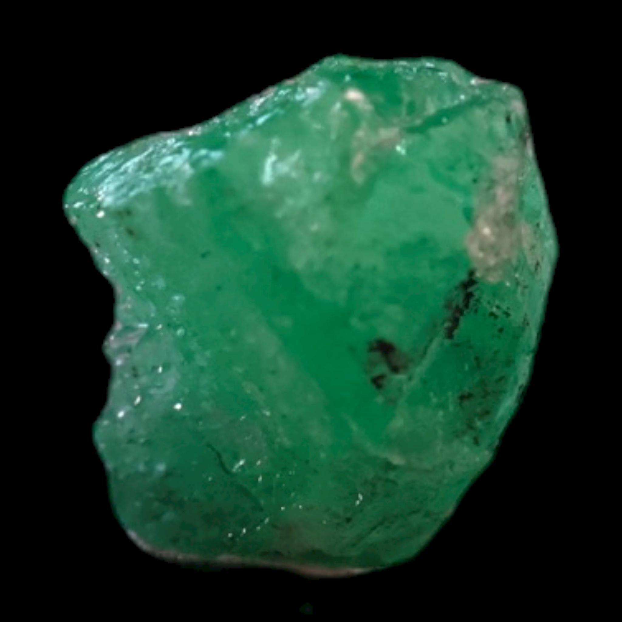Raw emerald crystal, colombian emerald specimen with premium colour, green emerald for collectors display birthdays or anniversaries - Image 3