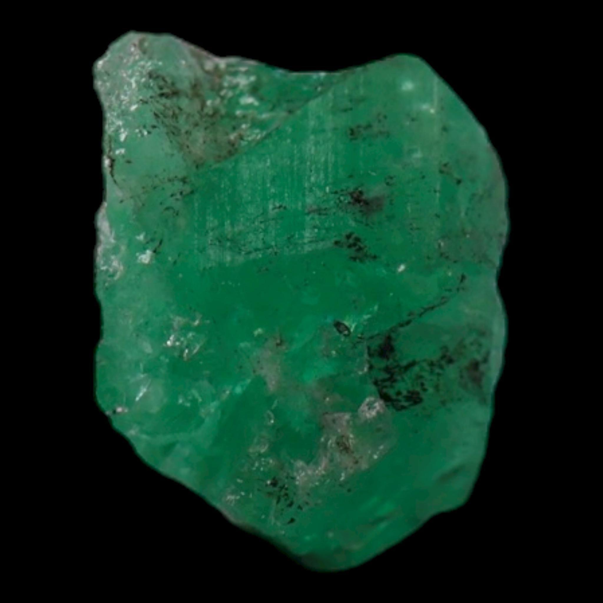 Raw emerald crystal, colombian emerald specimen with premium colour, green emerald for collectors display birthdays or anniversaries - Image 7