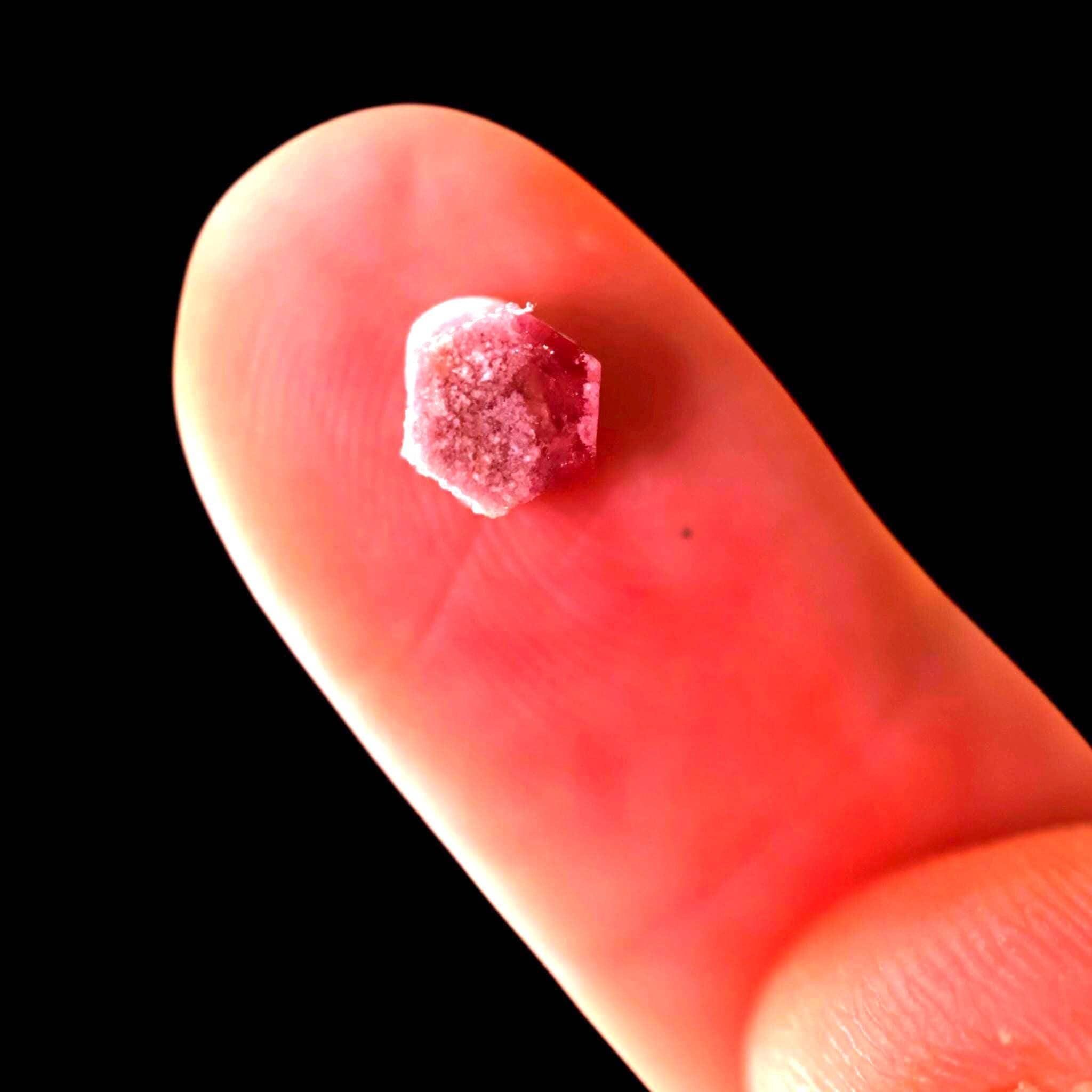 Red beryl crystal natural utah specimencollector thumbnail mineral rare red beryl specimen clean hexagonal crystal - Image 10